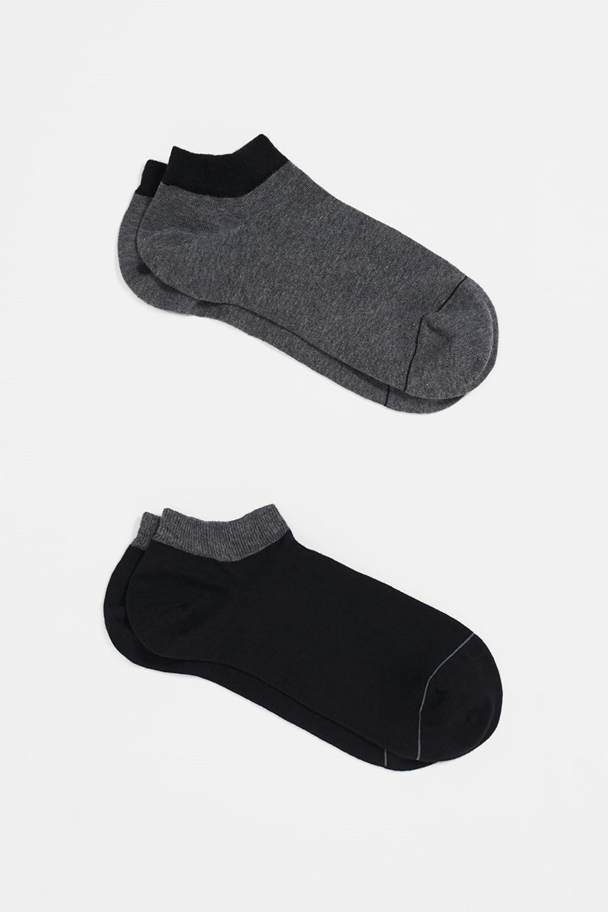 090273-15903NEBIMV3NEBIMV3|090273-15903|R000MAVİ İKİLİ PATİK ÇORAP siyah-STD