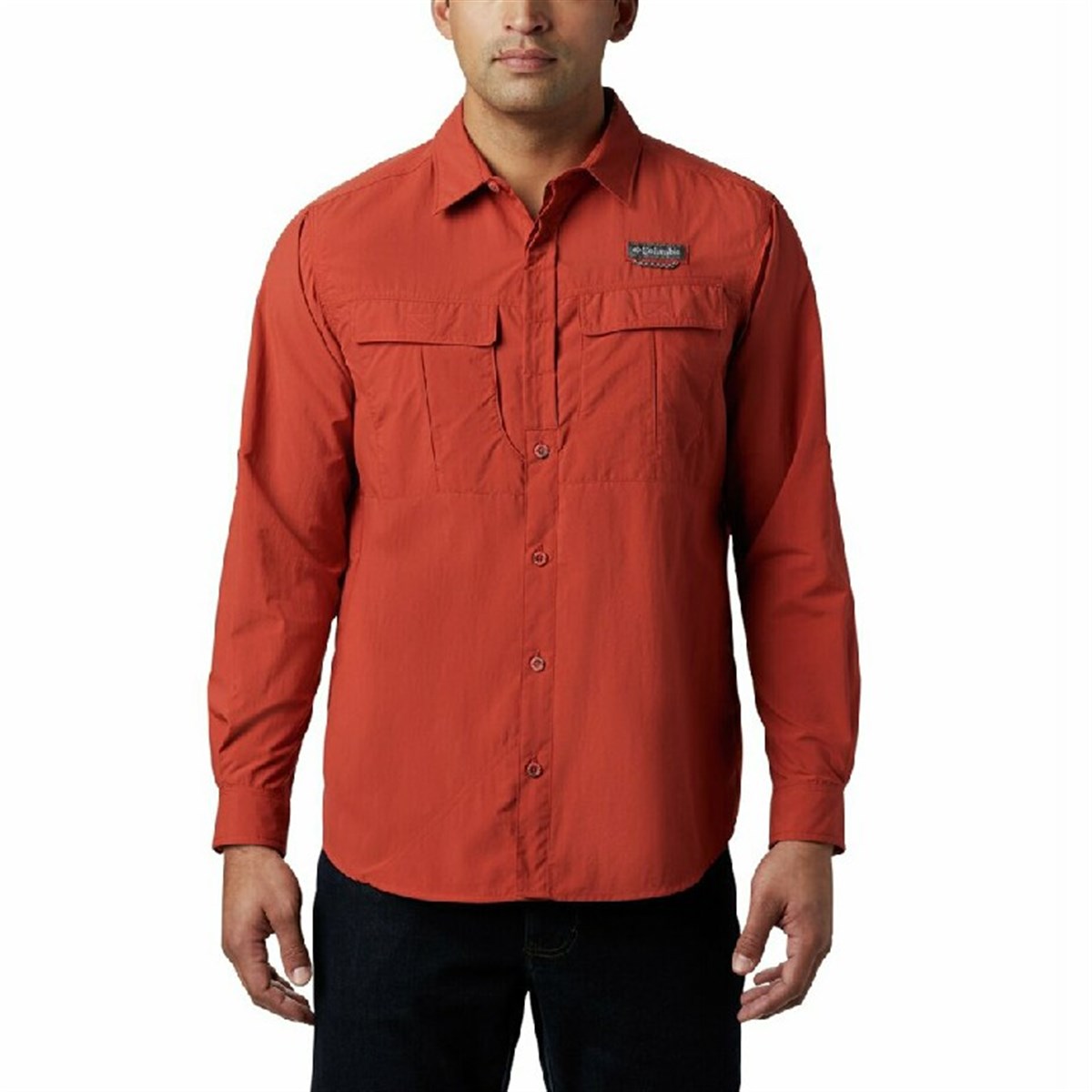 AM9154-835Columbia Cascades Explorer Uzun Kollu Gömlek Turuncu