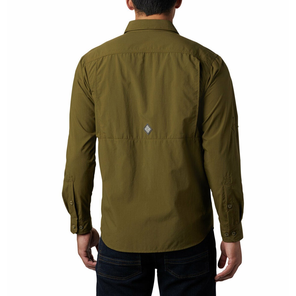 AM9154-327Columbia Cascades Explorer Uzun Kol Erkek Gömlek Yeşil