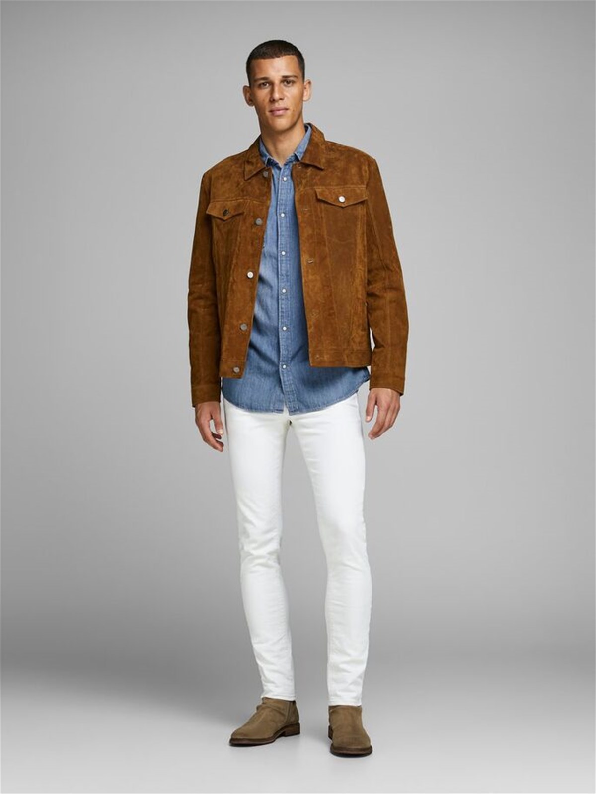 12138115Jack&Jones Jjesheridan L/S Noos Erkek Gömlek-12138115