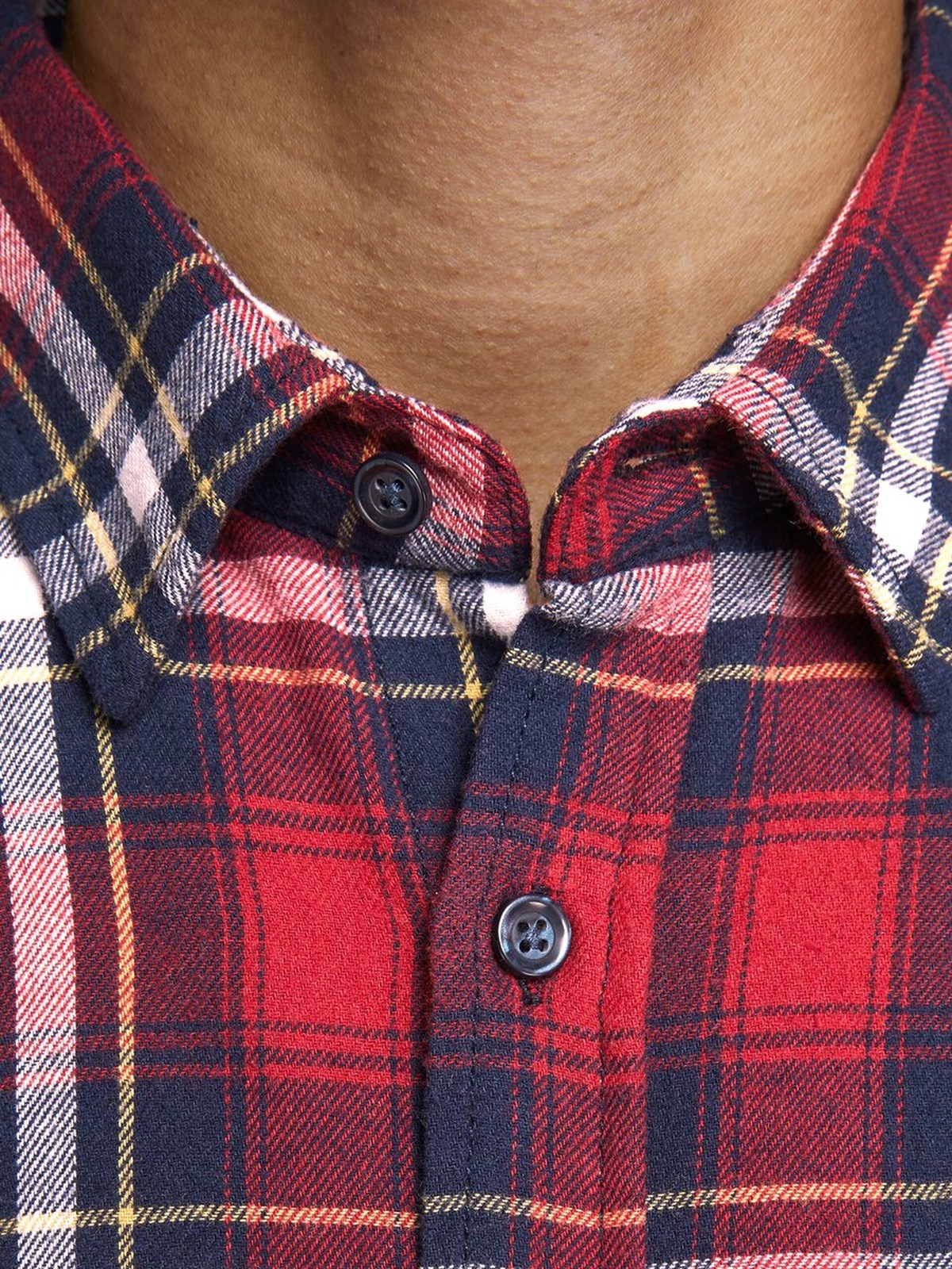 12161513NEBIMV3NEBIMV3|12161513|BRedJACK&JONES JORBROOK SHIRT LS ERKEK GÖMLEK - 12161513-Brick Red
