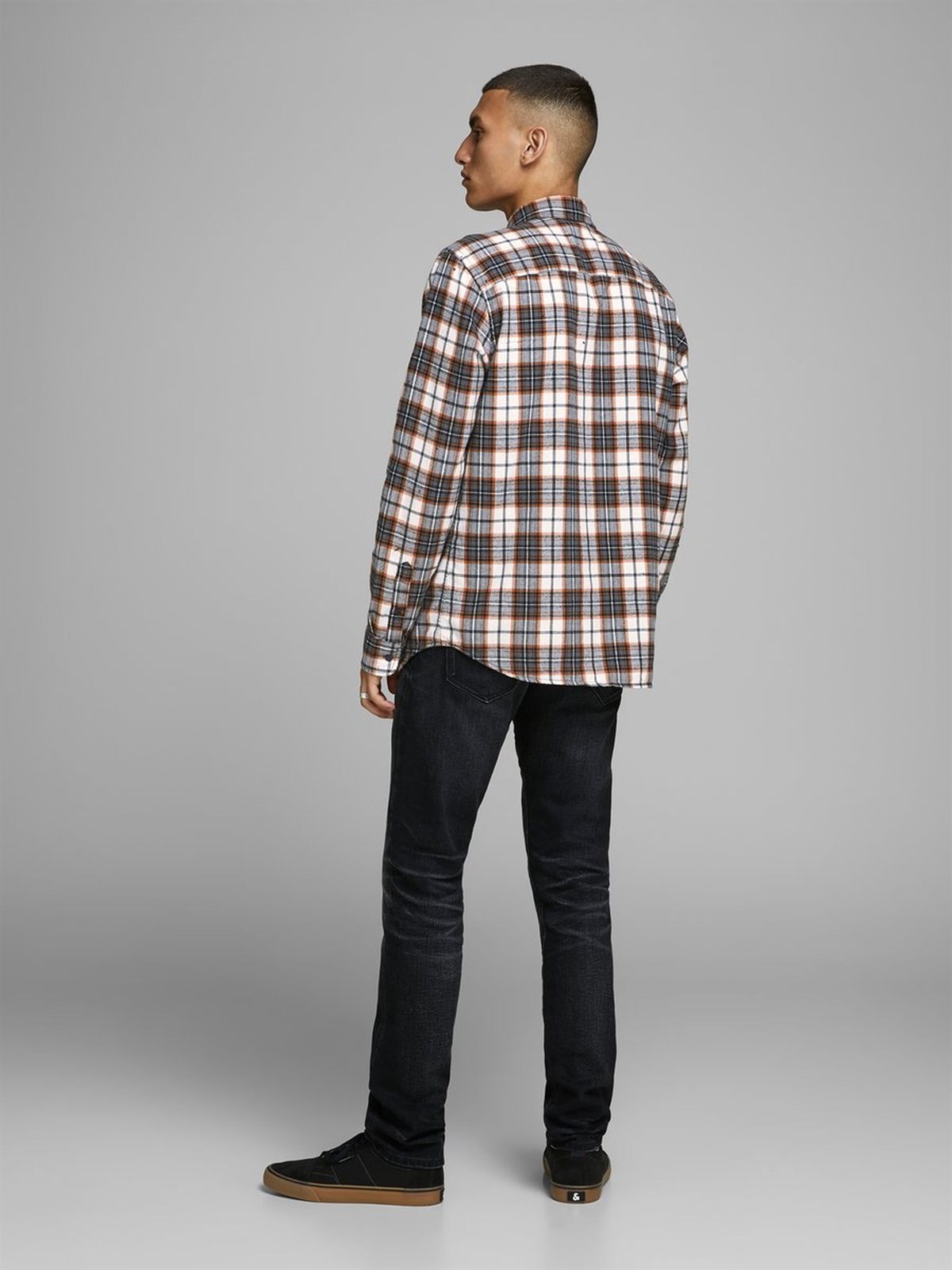 12161513NEBIMV3NEBIMV3|12161513|AsphaltJACK&JONES JORBROOK SHIRT LS ERKEK GÖMLEK - 12161513-Asphalt