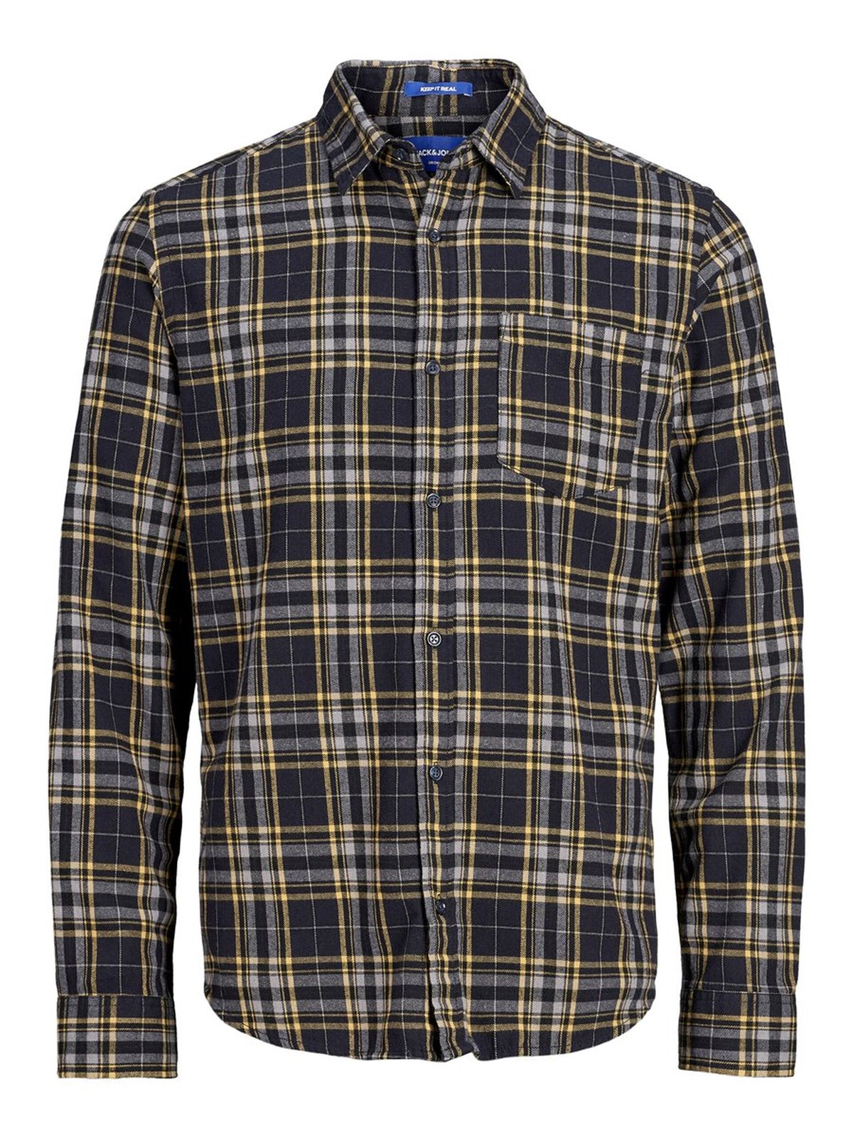 12161513NEBIMV3NEBIMV3|12161513|NBlazerJACK&JONES JORBROOK SHIRT LS ERKEK GÖMLEK - 12161513-Navy Blazer