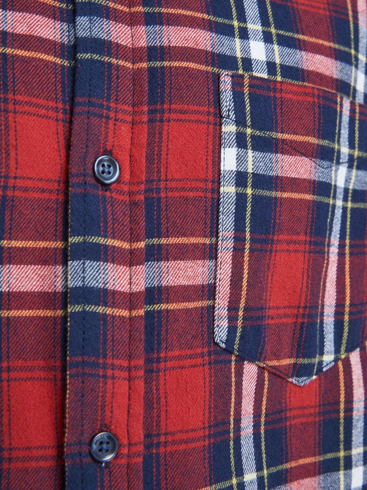 12161513NEBIMV3NEBIMV3|12161513|BRedJACK&JONES JORBROOK SHIRT LS ERKEK GÖMLEK - 12161513-Brick Red