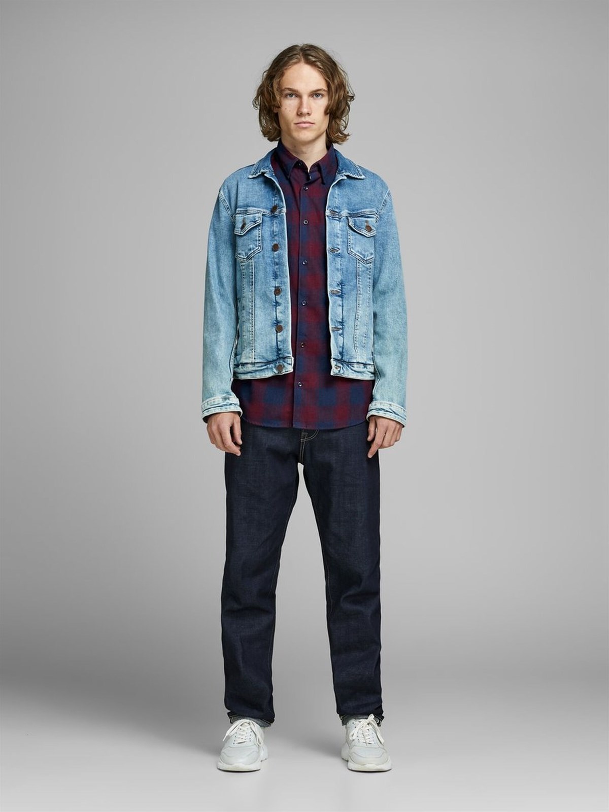 12161547NEBIMV3NEBIMV3|12161547|PortJACK&JONES JORTOMMY SHIRT LS ERKEK GÖMLEK - 12161547-Port Royale