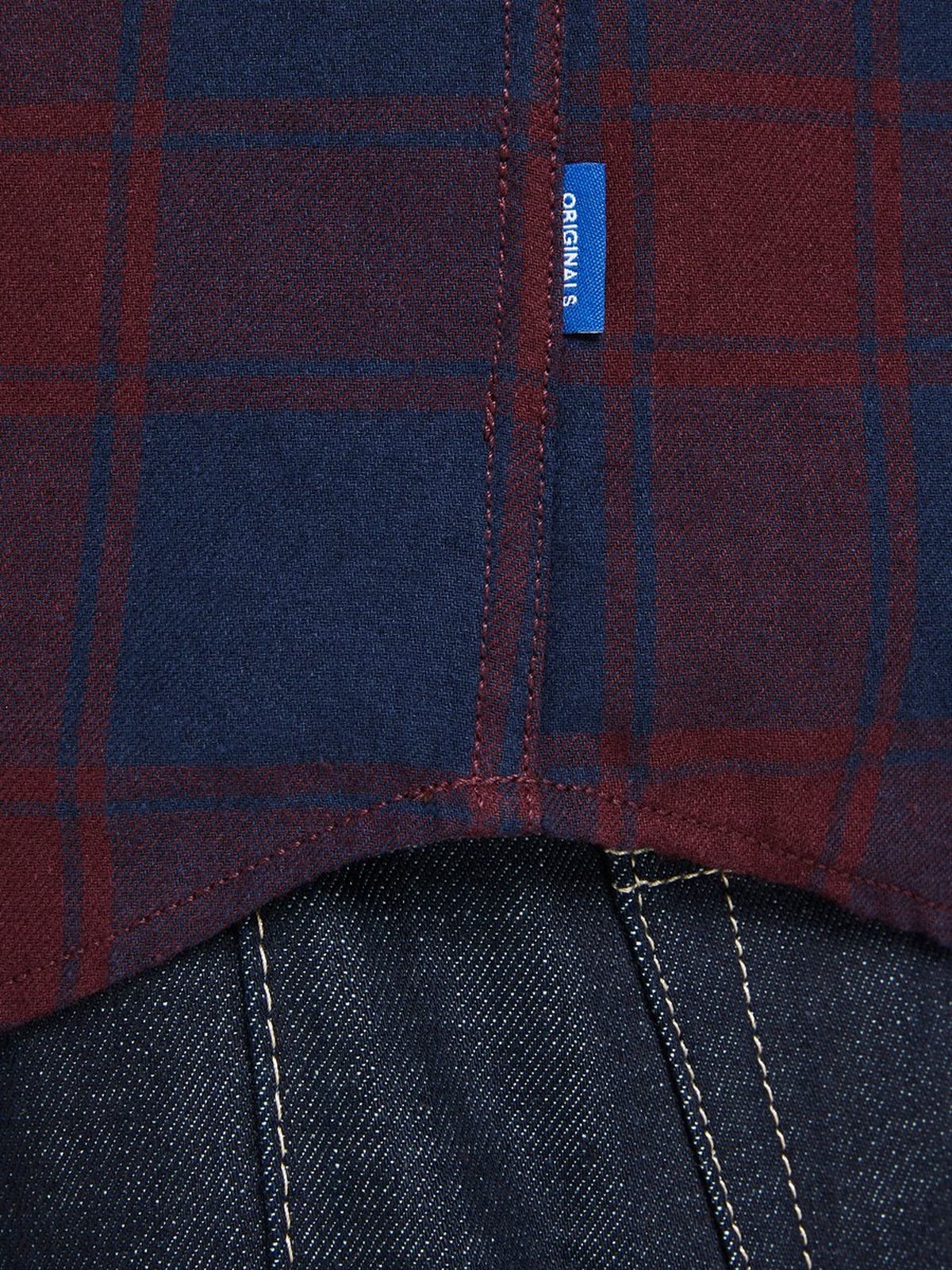 12161547NEBIMV3NEBIMV3|12161547|PortJACK&JONES JORTOMMY SHIRT LS ERKEK GÖMLEK - 12161547-Port Royale