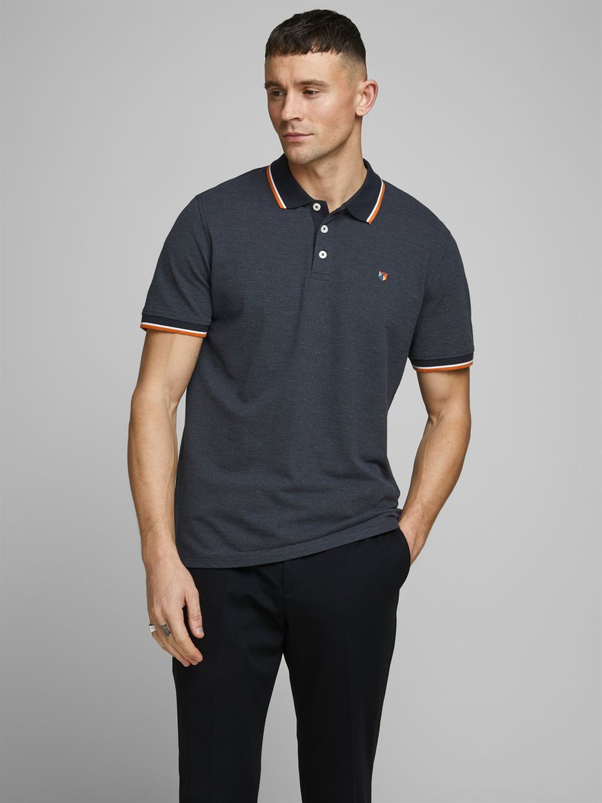 12169064Jack&Jones Jprbluwin Polo SS Sts Erkek Gömlek