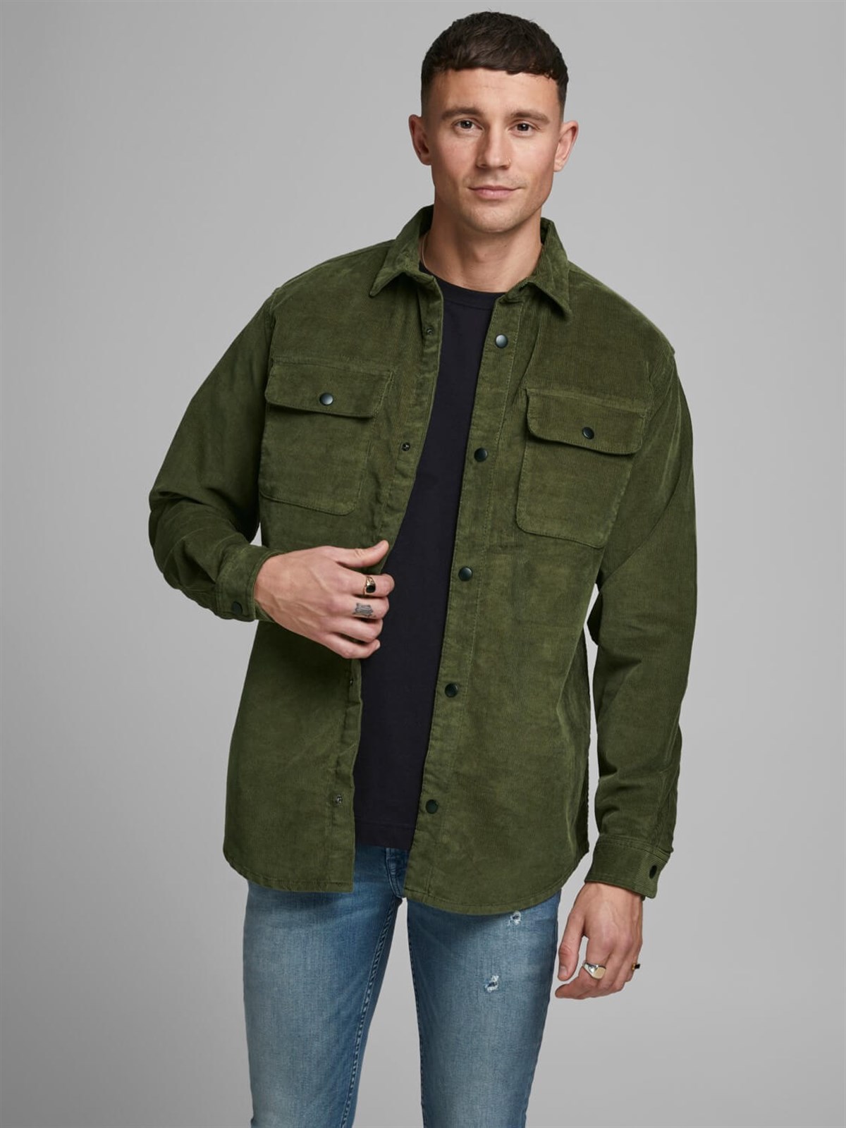 12178329Jack & Jones Jjıalfred Jjcorduroy  Erkek Gömlek-12178329