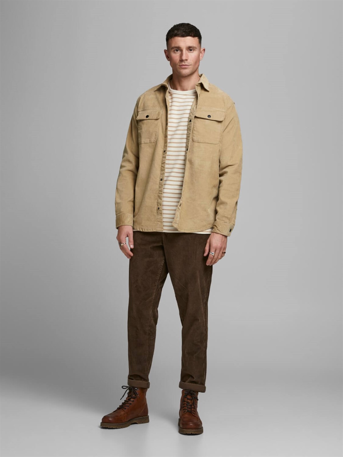 12178329Jack & Jones Jjıalfred Jjcorduroy  Erkek Gömlek-12178329