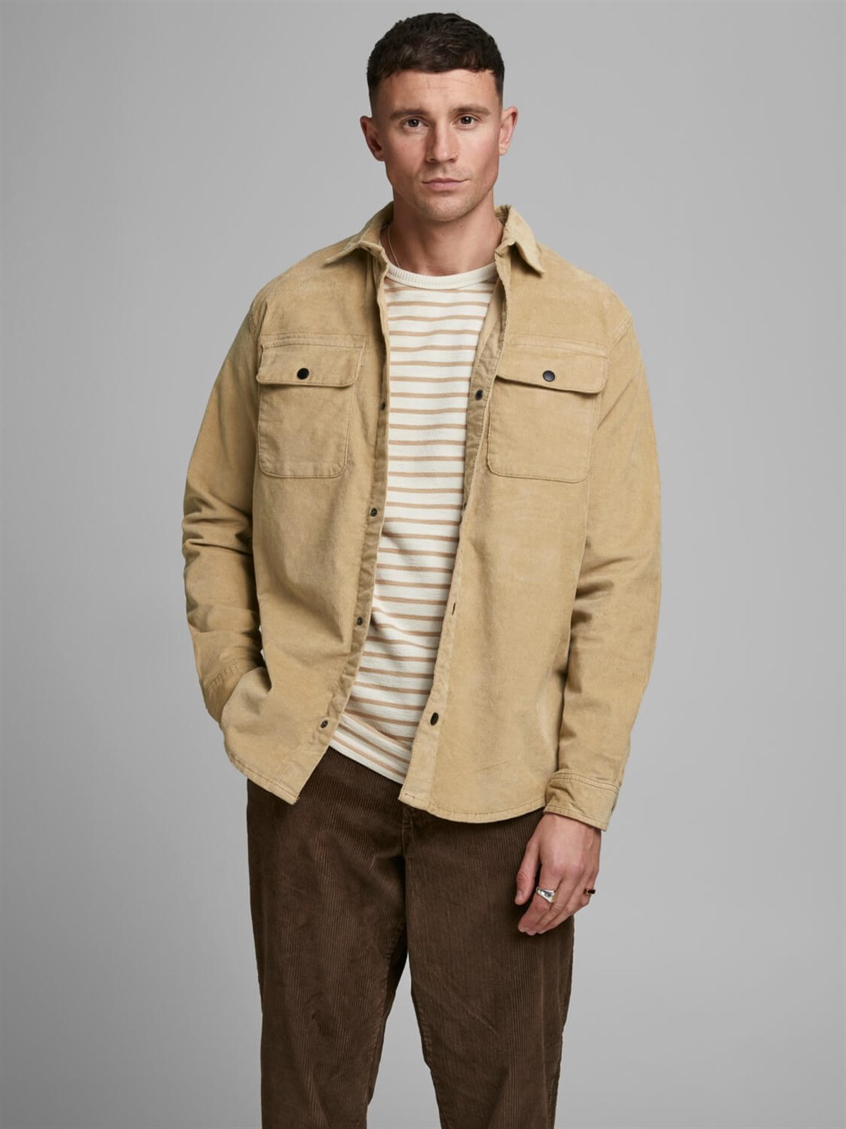 12178329Jack & Jones Jjıalfred Jjcorduroy  Erkek Gömlek-12178329