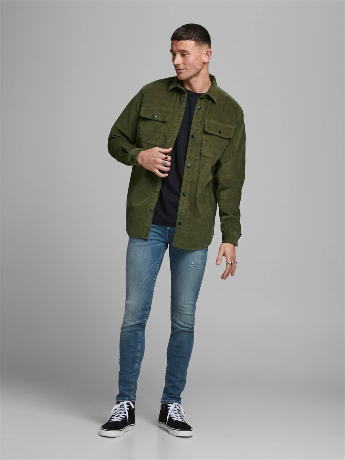 12178329Jack & Jones Jjıalfred Jjcorduroy  Erkek Gömlek-12178329