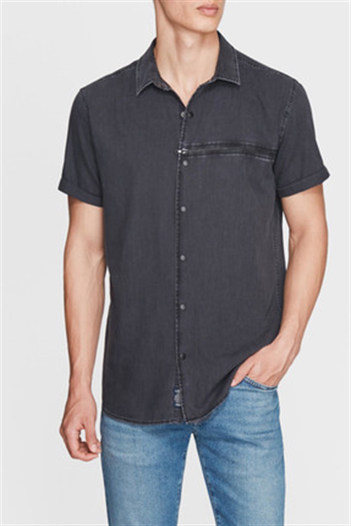 020923-25789Mavi Denim Shirt Black Denim