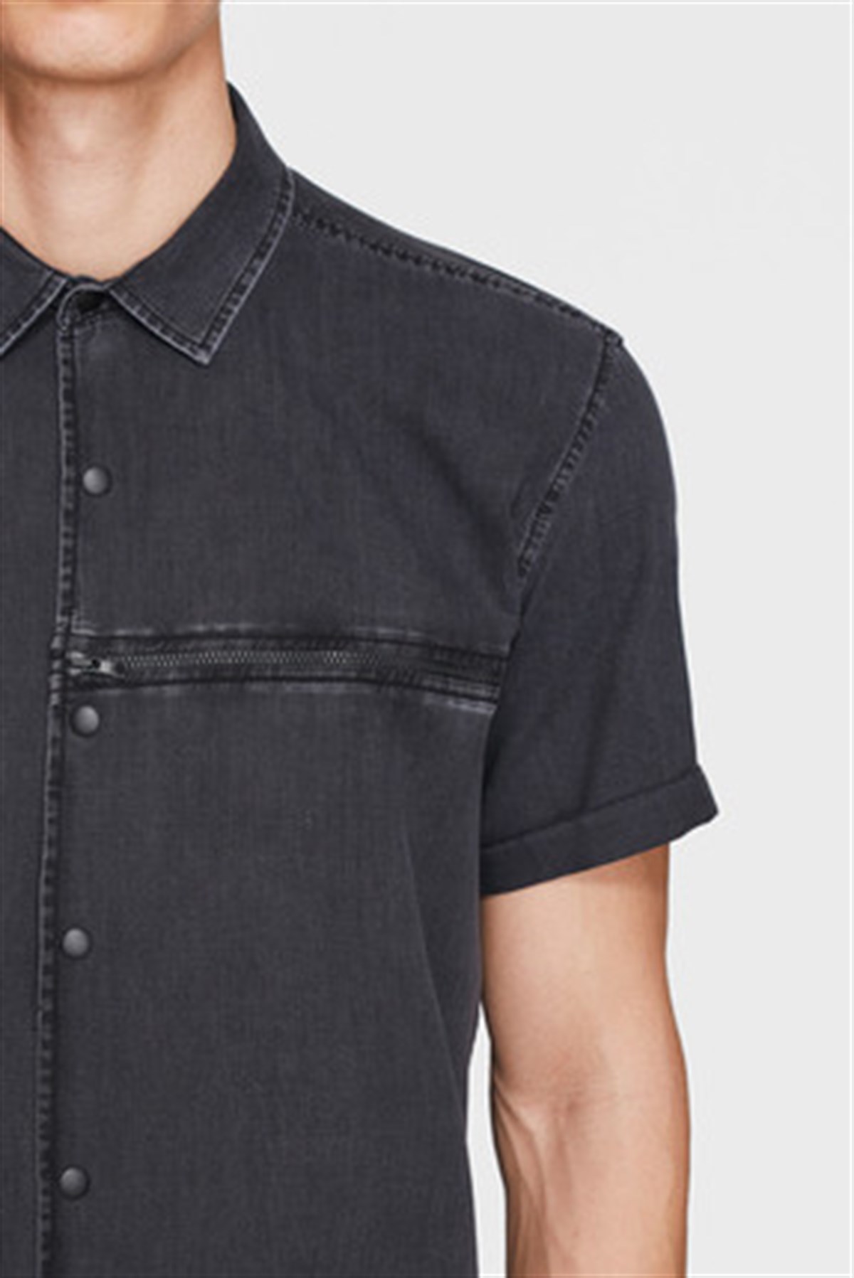 020923-25789Mavi Denim Shirt Black Denim