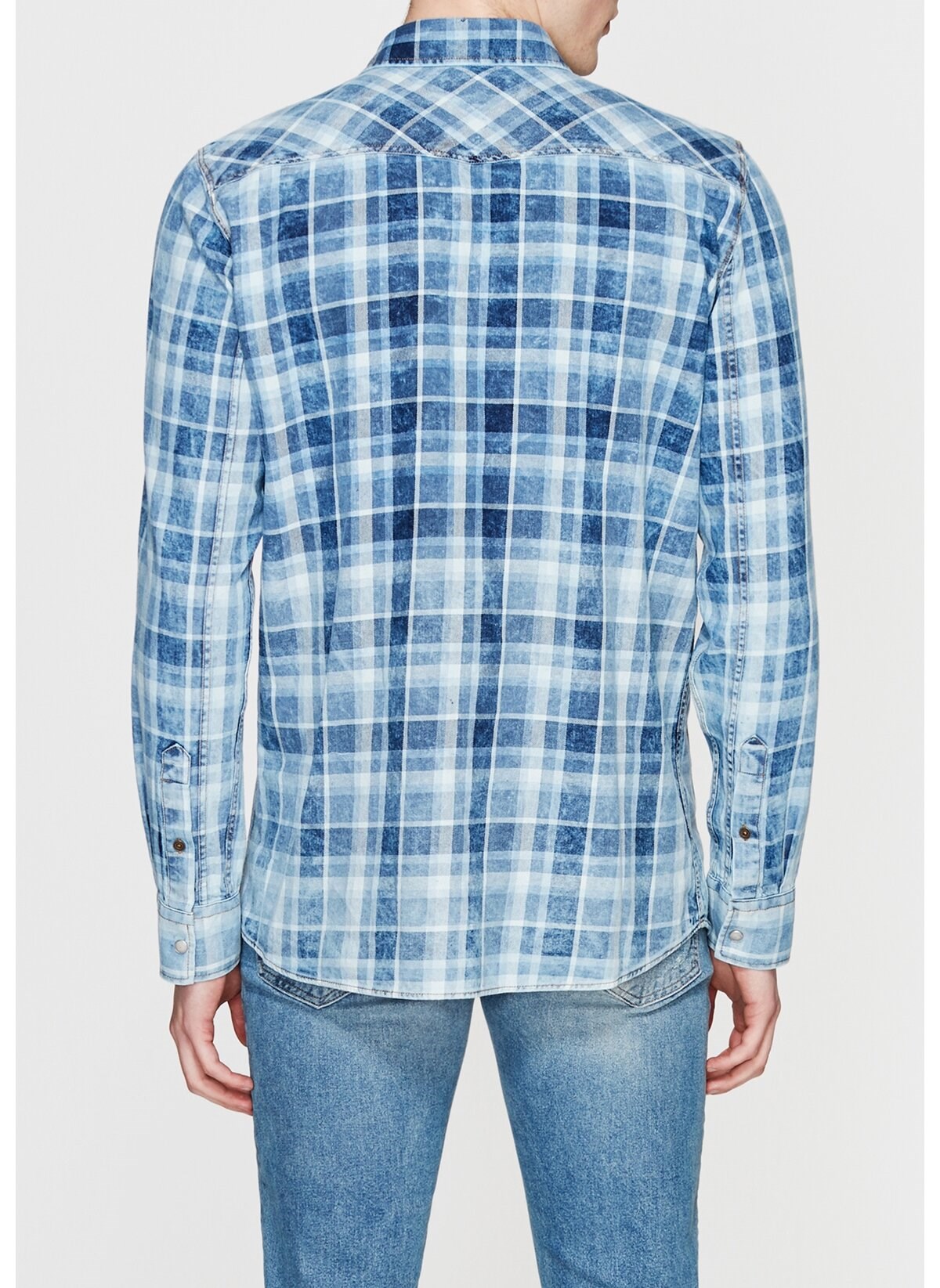 020784-18790Mavi İndigo Check Shirt İndigo Check