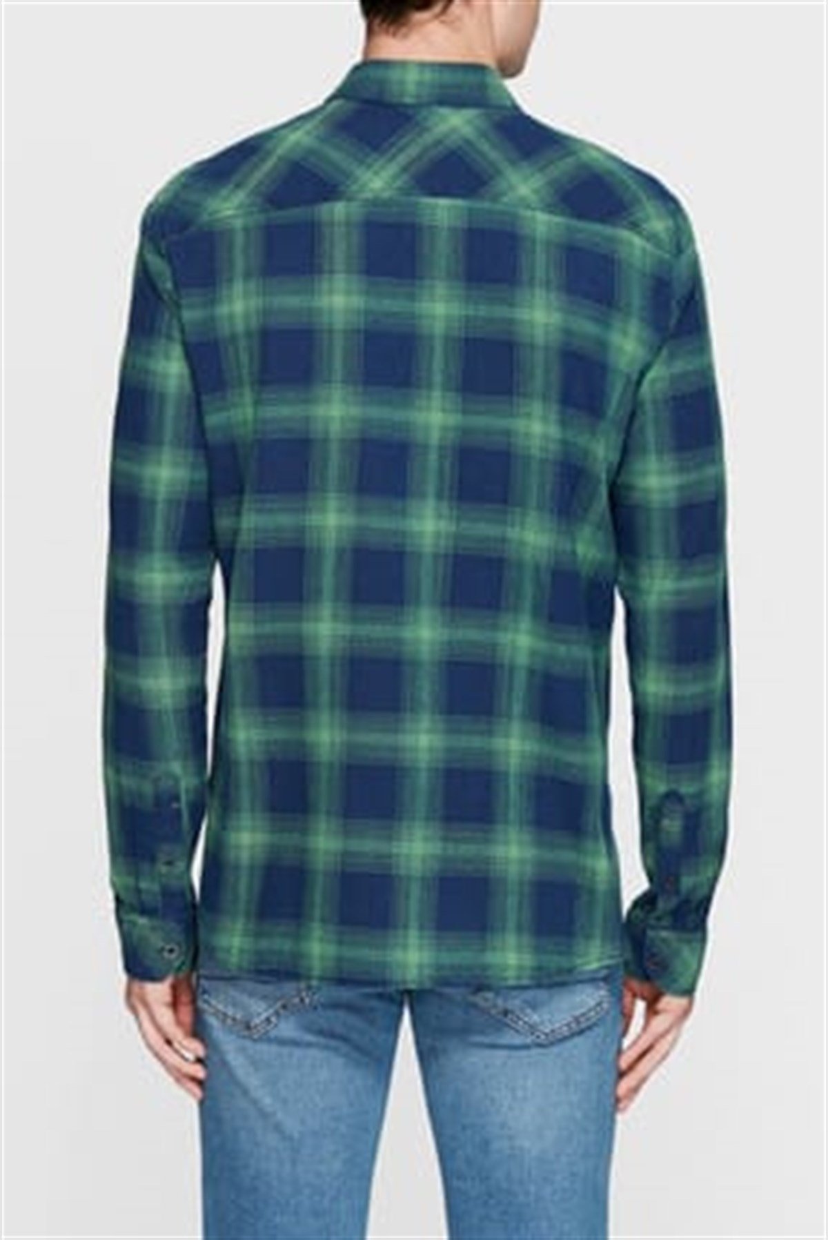 021181-18790Mavi İndigo Check Shirt İndigo