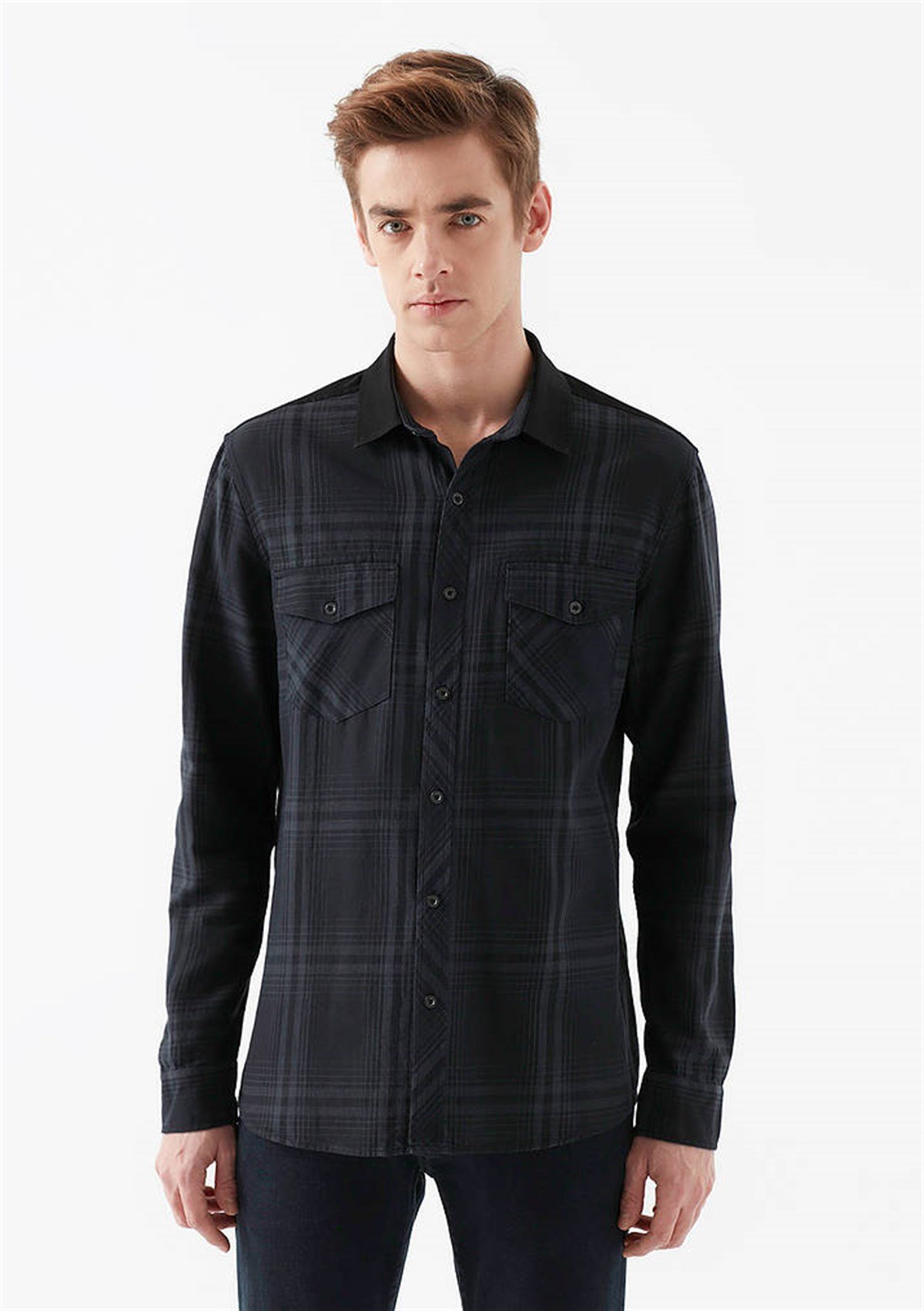 mavi|kareli|gomlek|siyah|erkek|021459|900