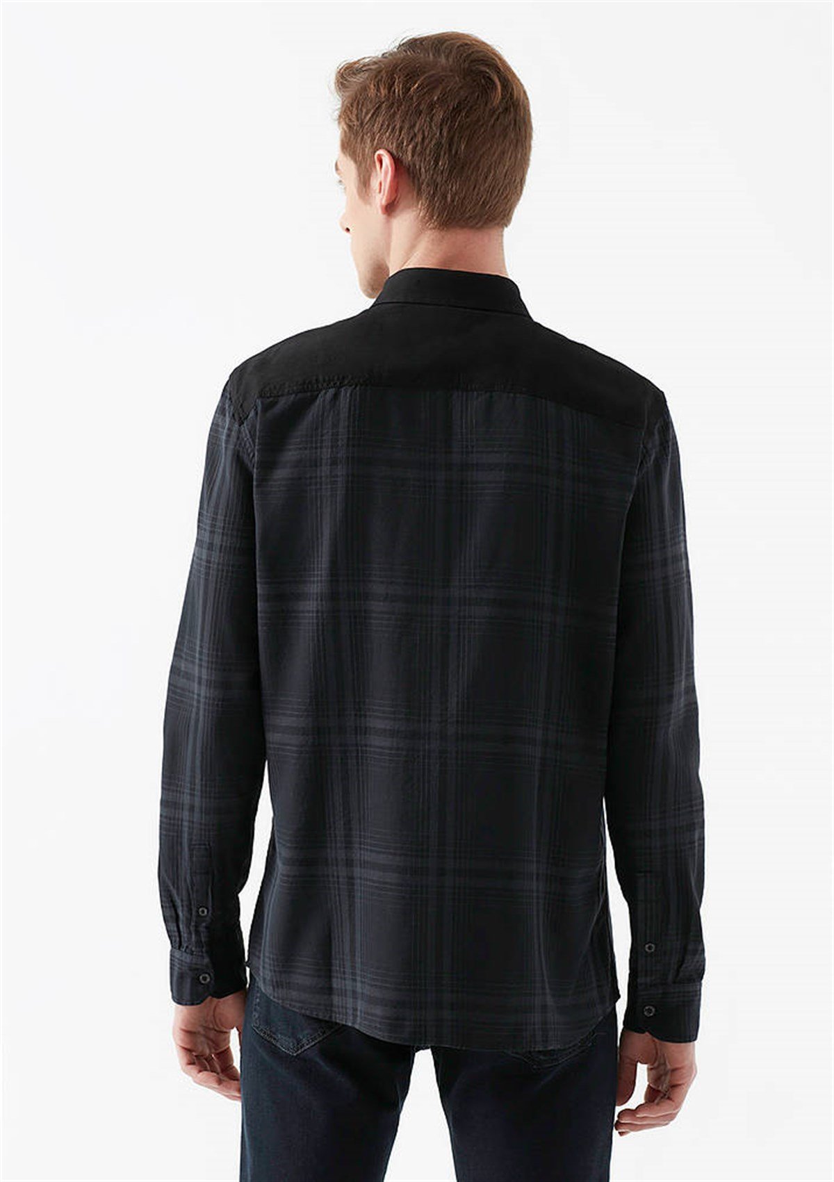 mavi|kareli|gomlek|siyah|erkek|021459|900