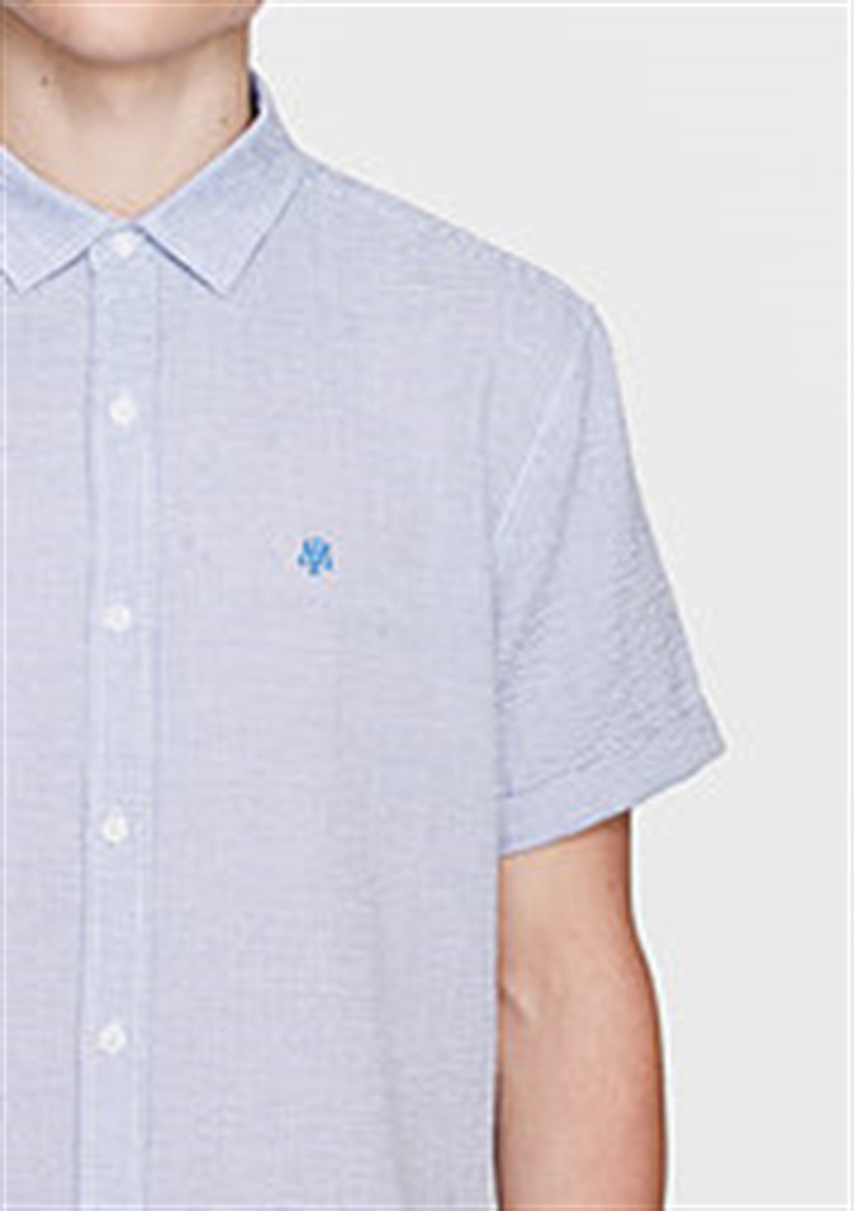 021247-28724Mavi Short Sleeve Shirt Monaco Blue