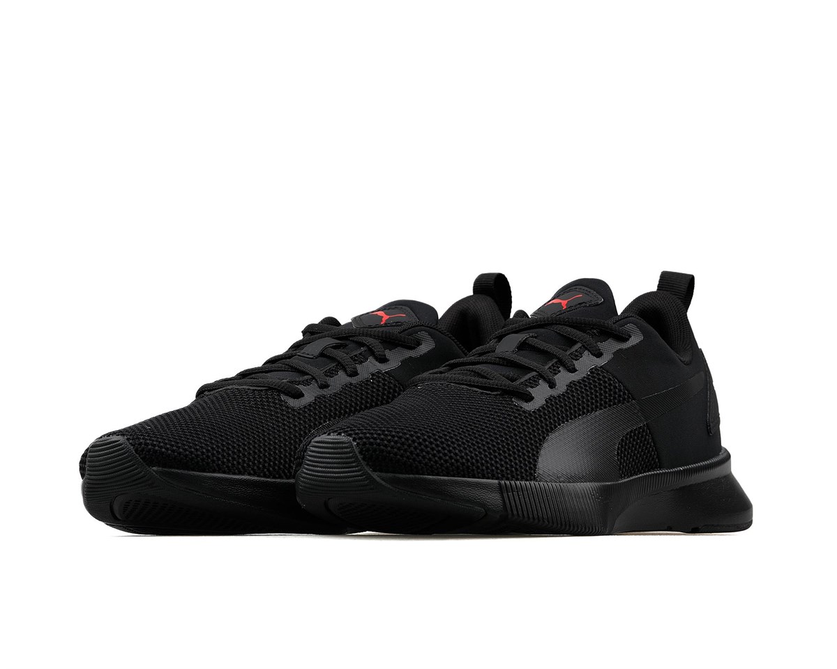 19225723Puma Flyer Runner Black-High Risk Red Unisex Günlük Ayakkabı - 19225723