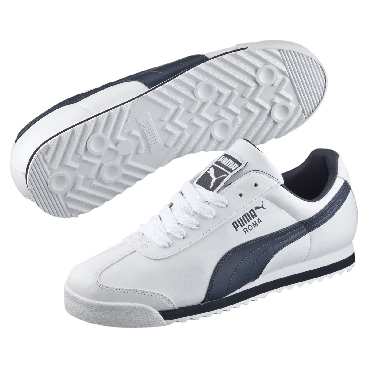 35357212NEBIMV3NEBIMV3|35357212|R042PUMA Roma Basic ERKEK GÜNLÜK AYAKKABI-BEYAZ-LACİVERT