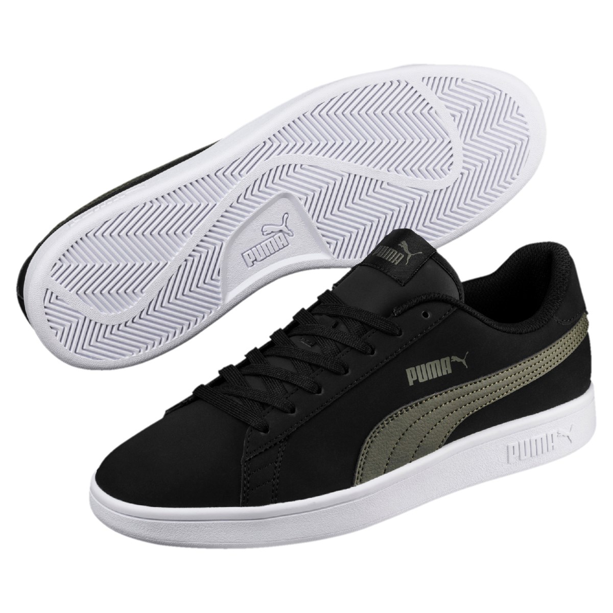 36516005NEBIMV3NEBIMV3|36516005|R049PUMA Smash v2 Buck UNİSEX GÜNLÜK AYAKKABI-SİYAH-YEŞİL