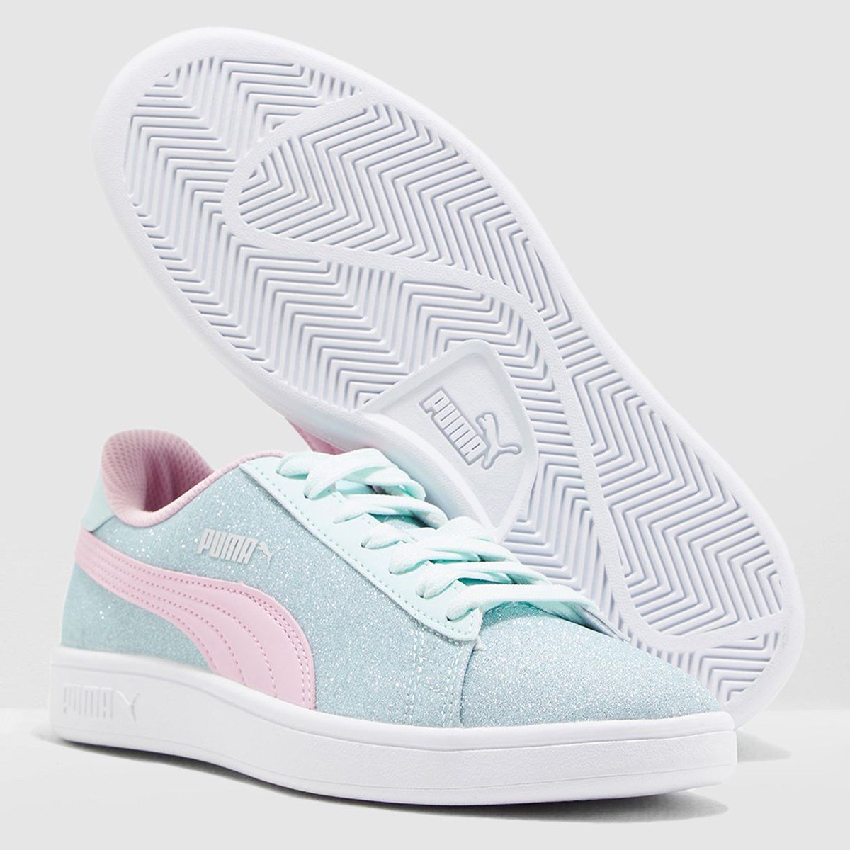 36737707PUMA Smash v2 Glitz Glam Jr ÇOCUK GÜNLÜK AYAKKABI