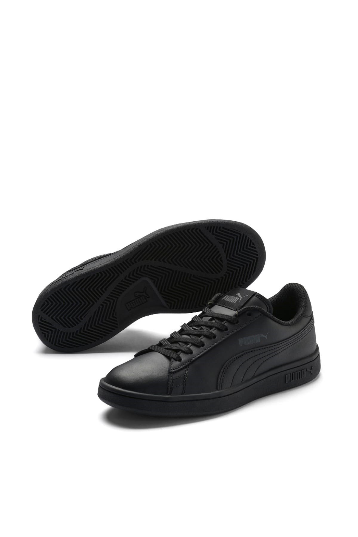 36517001NEBIMV3NEBIMV3|36517001|SİYAHPUMA Smash v2 L Jr UNISEX AYAKKABI-SİYAH