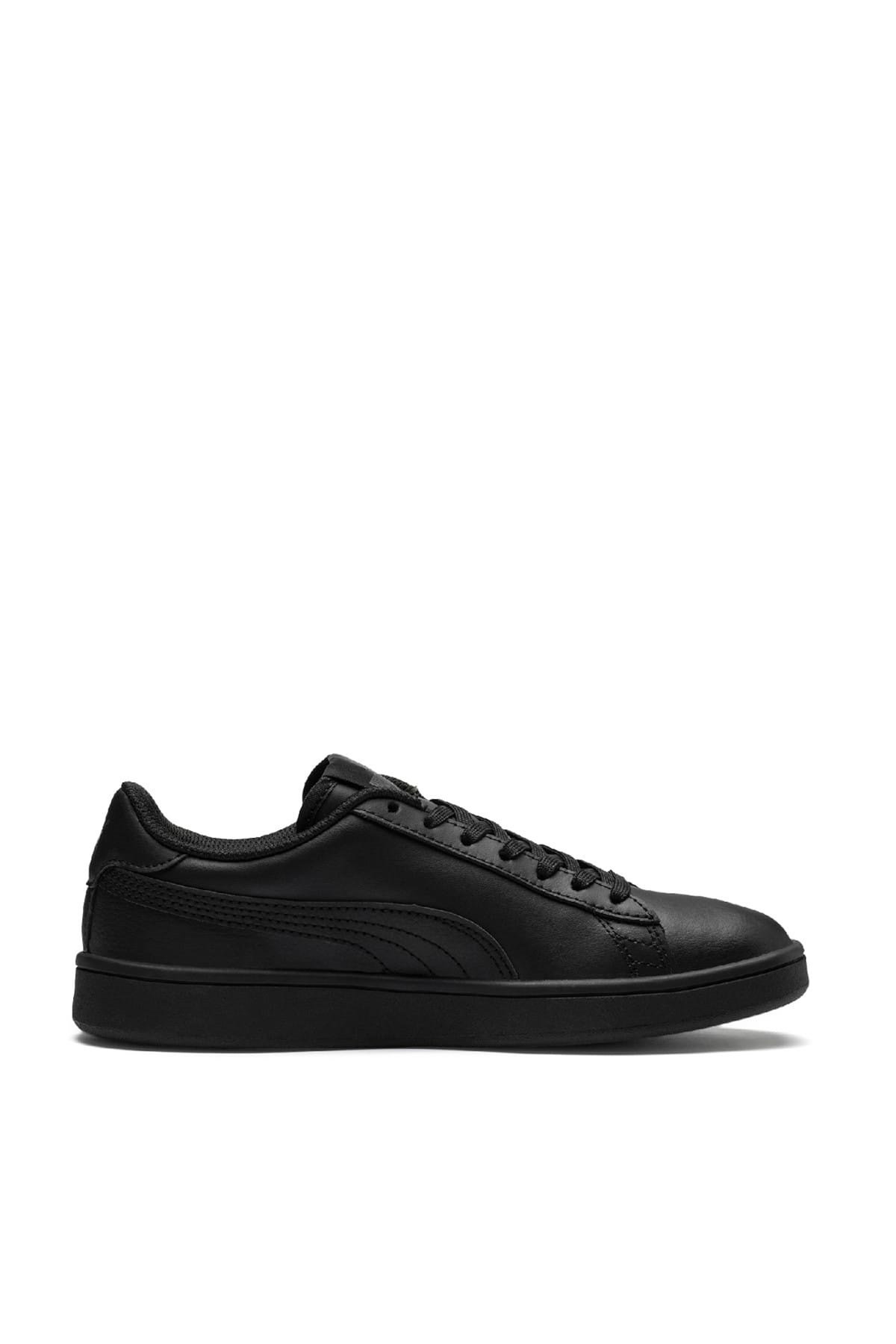 36517001NEBIMV3NEBIMV3|36517001|SİYAHPUMA Smash v2 L Jr UNISEX AYAKKABI-SİYAH