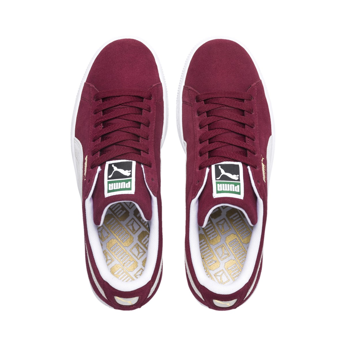 35263475NEBIMV3NEBIMV3|35263475|R045PUMA Suede Classic+ ERKEK GÜNLÜK AYAKKABI-BORDO-BEYAZ