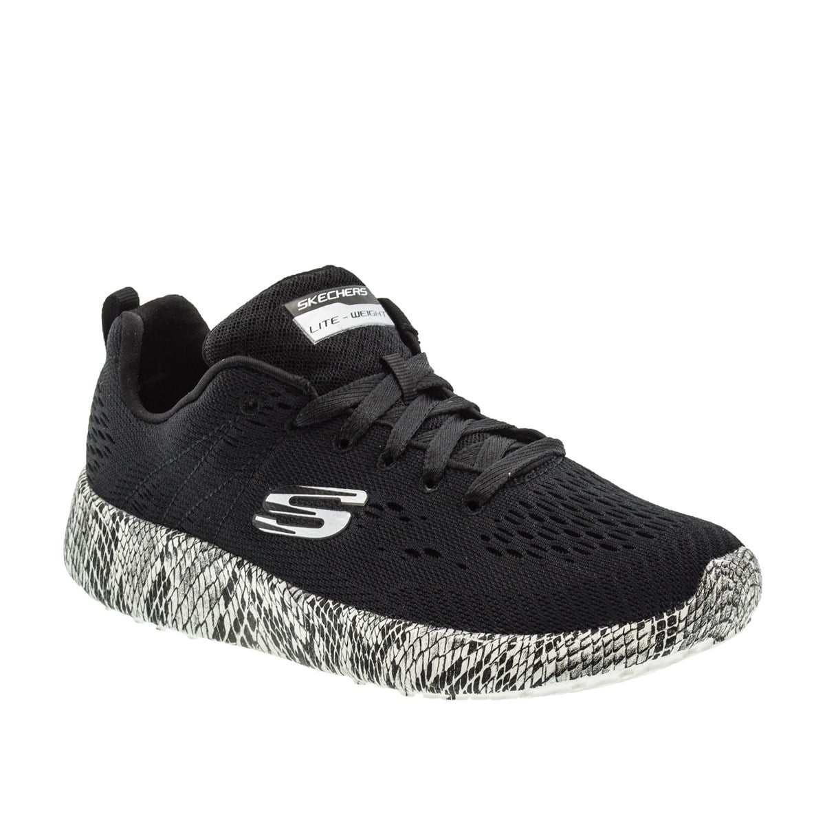 12737 BKWNEBIMV3NEBIMV3|12737 BKW|R003SKECHERS BURST KADIN AYAKKABI-SİYAH