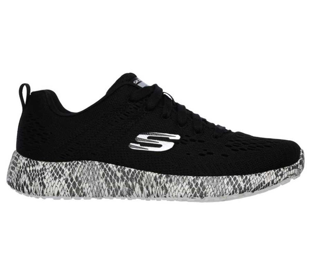 12737 BKWNEBIMV3NEBIMV3|12737 BKW|R003SKECHERS BURST KADIN AYAKKABI-SİYAH