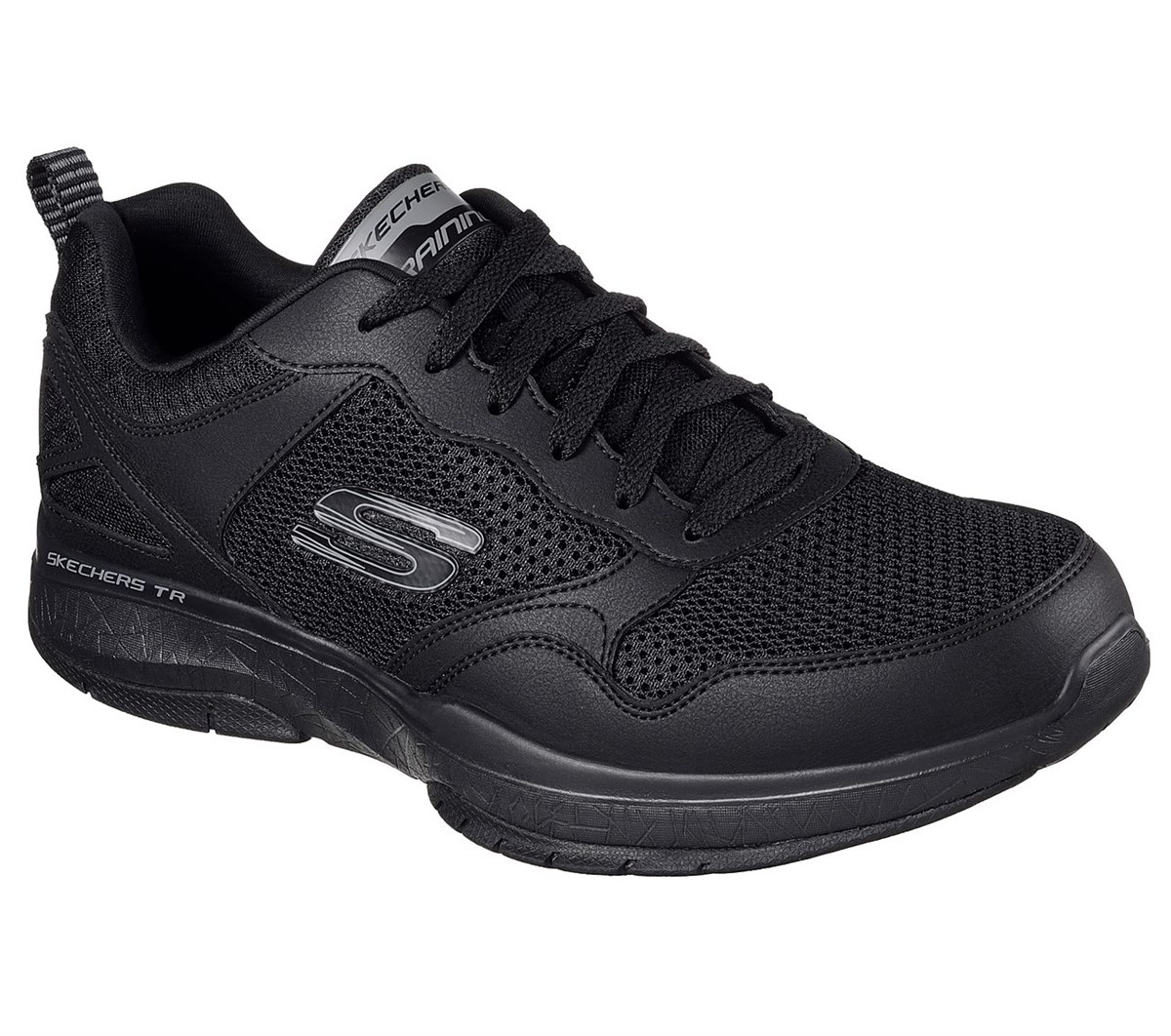 52606 BBKNEBIMV3NEBIMV3|52606 BBK|R003SKECHERS BURST TR- HALPERT ERKEK AYAKKABI-SİYAH