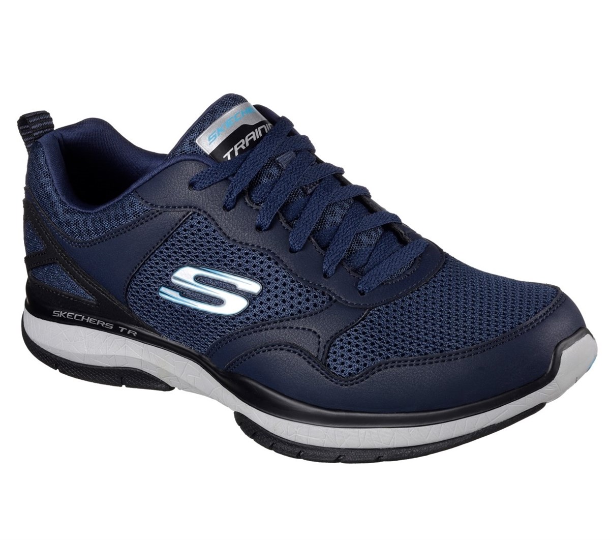 52606 NVBLNEBIMV3NEBIMV3|52606 NVBL|R011SKECHERS BURST TR- HALPERT ERKEK AYAKKABI-LACİVERT