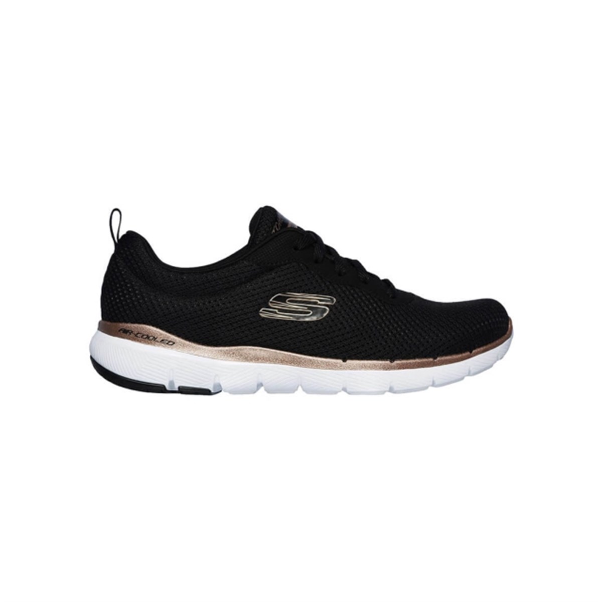 13070 BKRGNEBIMV3NEBIMV3|13070 BKRG|R003SKECHERS FLEX APPEAL 3.0 KADIN AYAKKABI-SİYAH