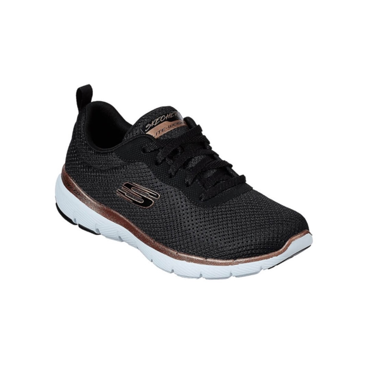 13070 BKRGNEBIMV3NEBIMV3|13070 BKRG|R003SKECHERS FLEX APPEAL 3.0 KADIN AYAKKABI-SİYAH