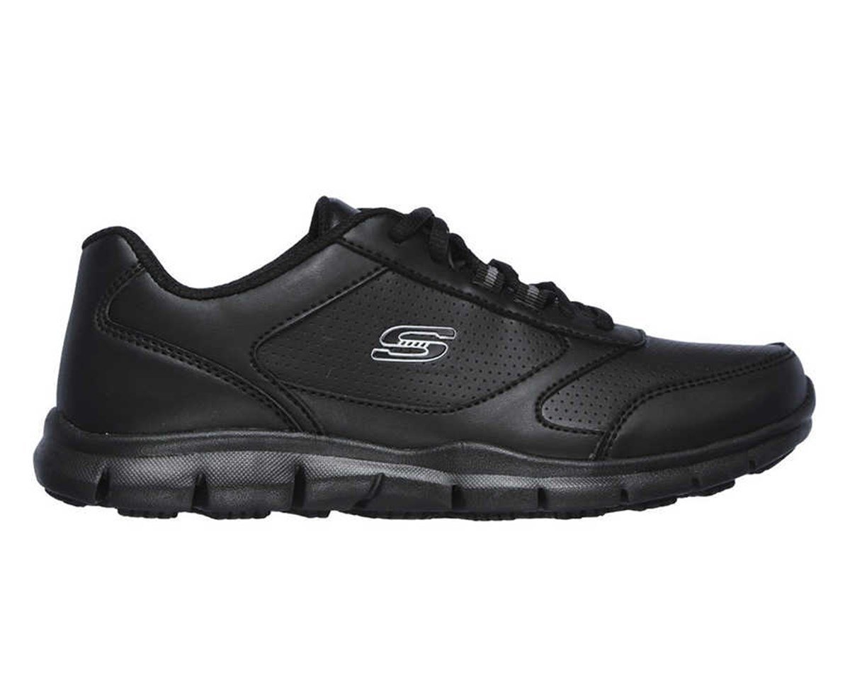 77221 BLKNEBIMV3NEBIMV3|77221 BLK|R003SKECHERS NOBRAC KADIN AYAKKABI-SİYAH