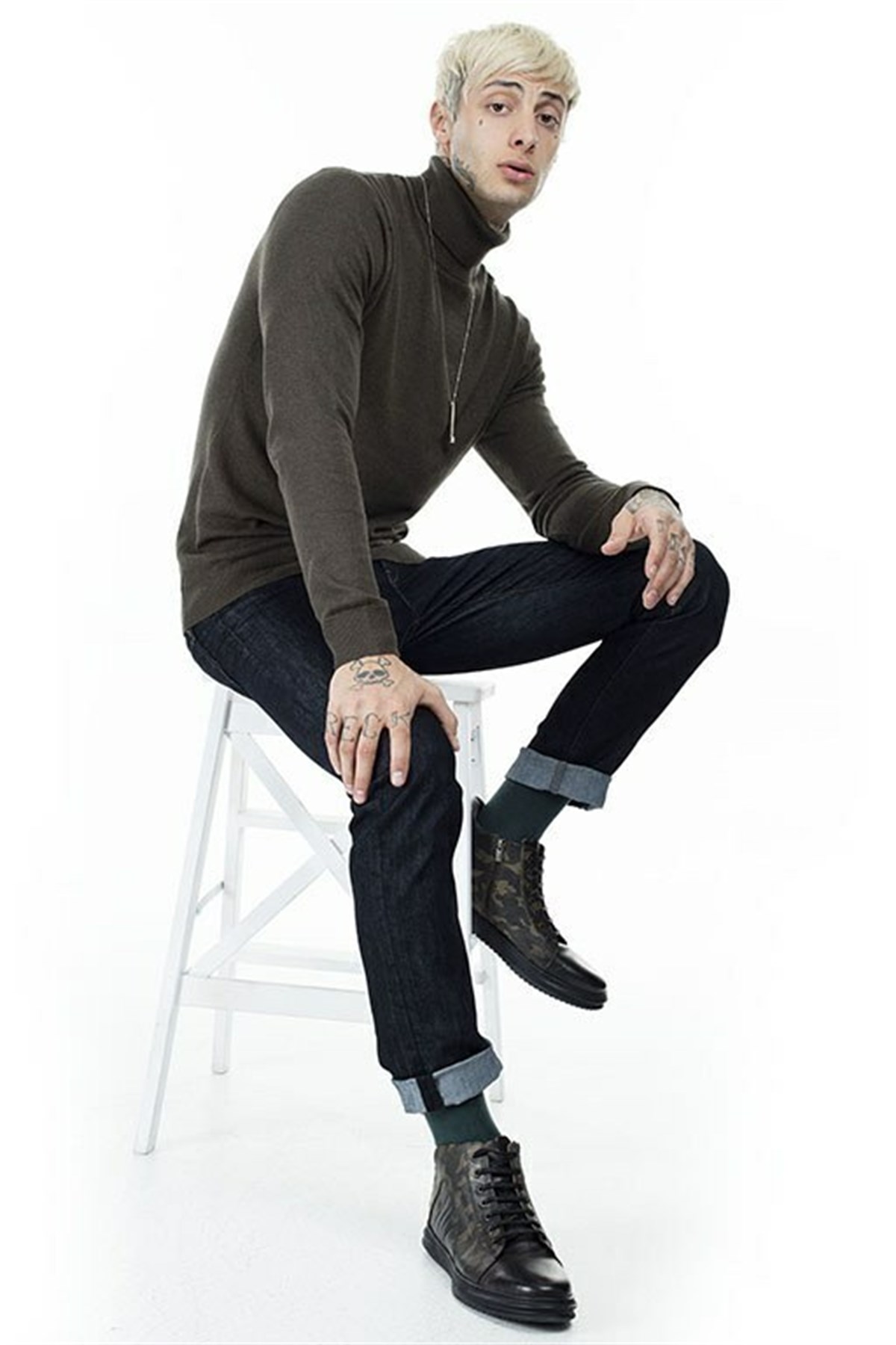 12157417Jack & Jones Jjeemil Knit Roll Neck Erkek Kazak - 12157417