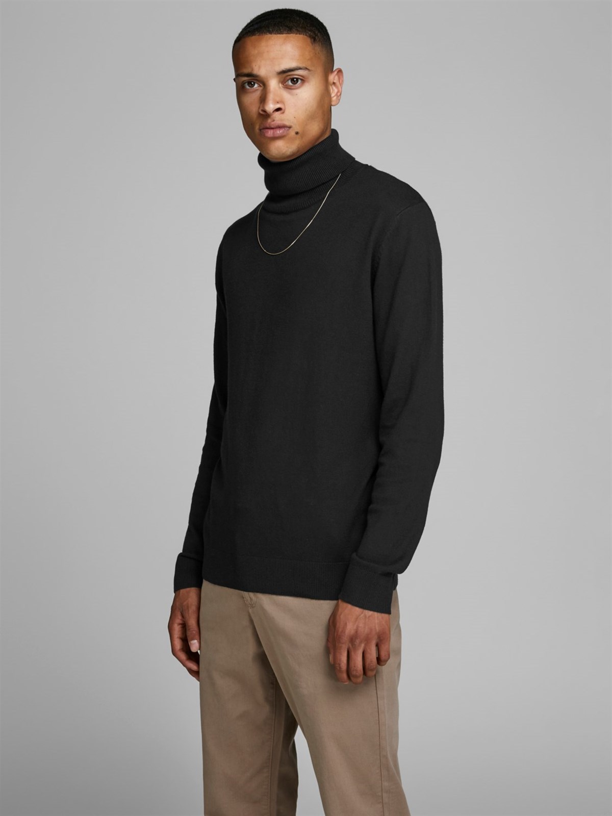 12157417Jack & Jones Jjeemil Knit Roll Neck Noos Erkek Kazak