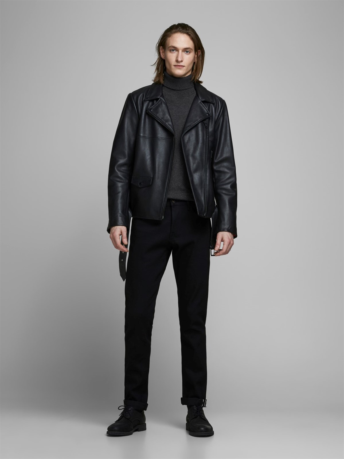 12157417Jack & Jones Jjeemil Knit Roll Neck Noos Erkek Kazak