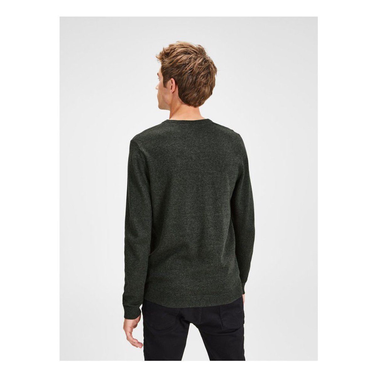 12137190NEBIMV3NEBIMV3|12137190|DeepJACK & JONES JJEBASIC KNIT CREW NECK NOOS ERKEK KAZAK-Deep Depths