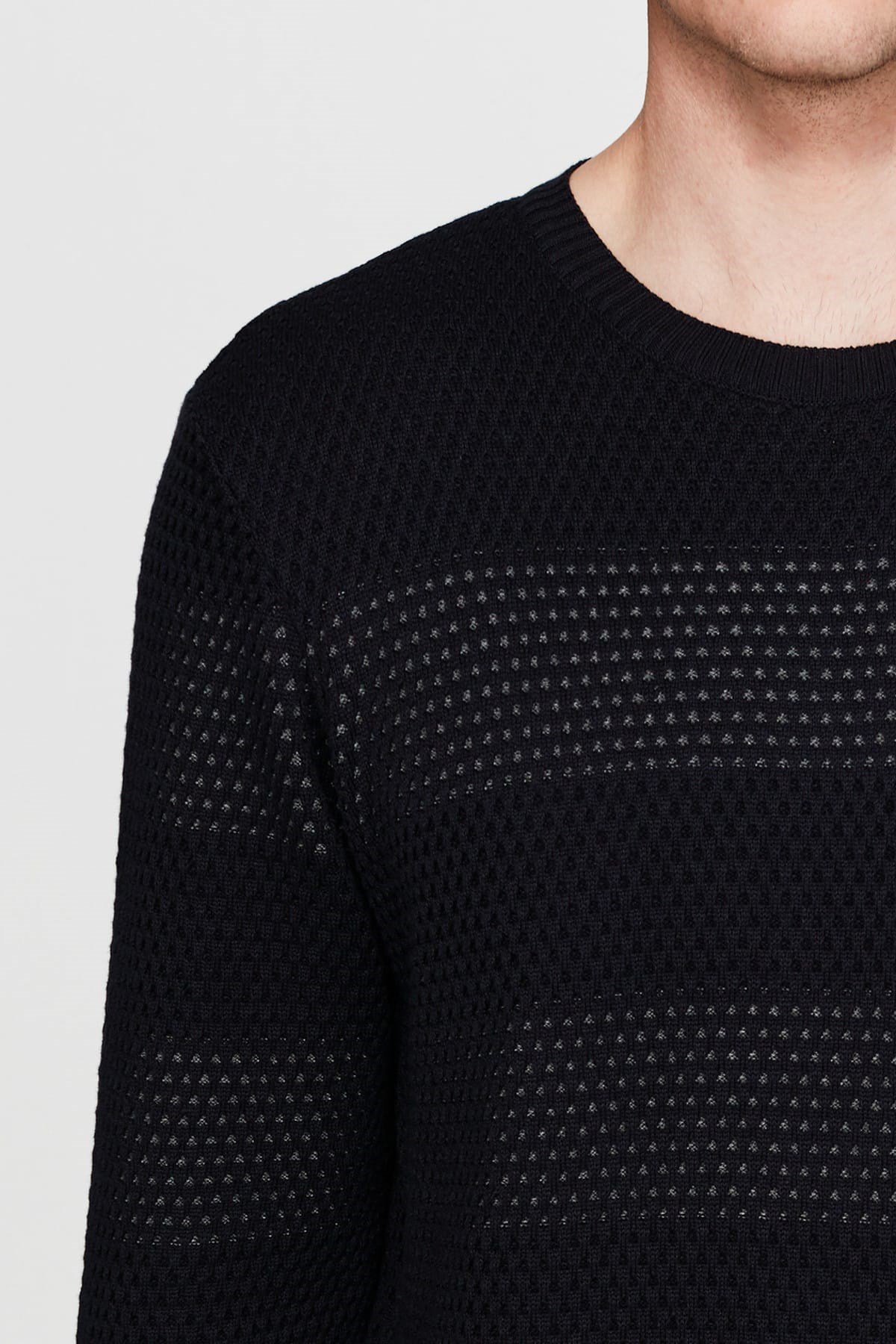 070568-28417NEBIMV3NEBIMV3|070568-28417|R000MAVİ STRIPED SWEATER total eclipse-STD