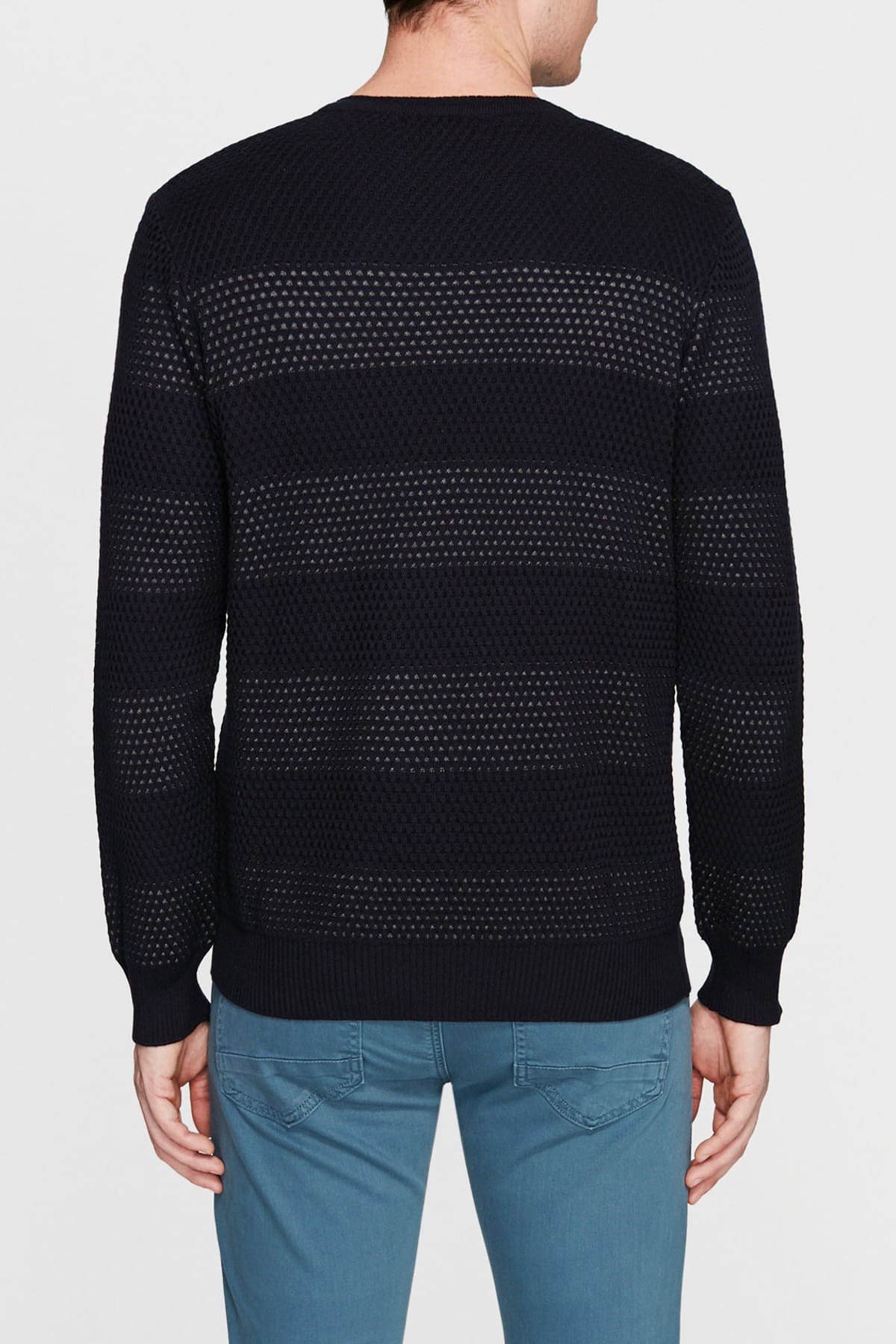 070568-28417NEBIMV3NEBIMV3|070568-28417|R000MAVİ STRIPED SWEATER total eclipse-STD