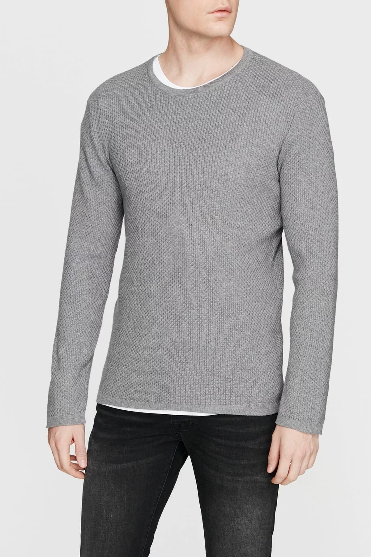 070561-28386MAVİ SWEATER grey melange