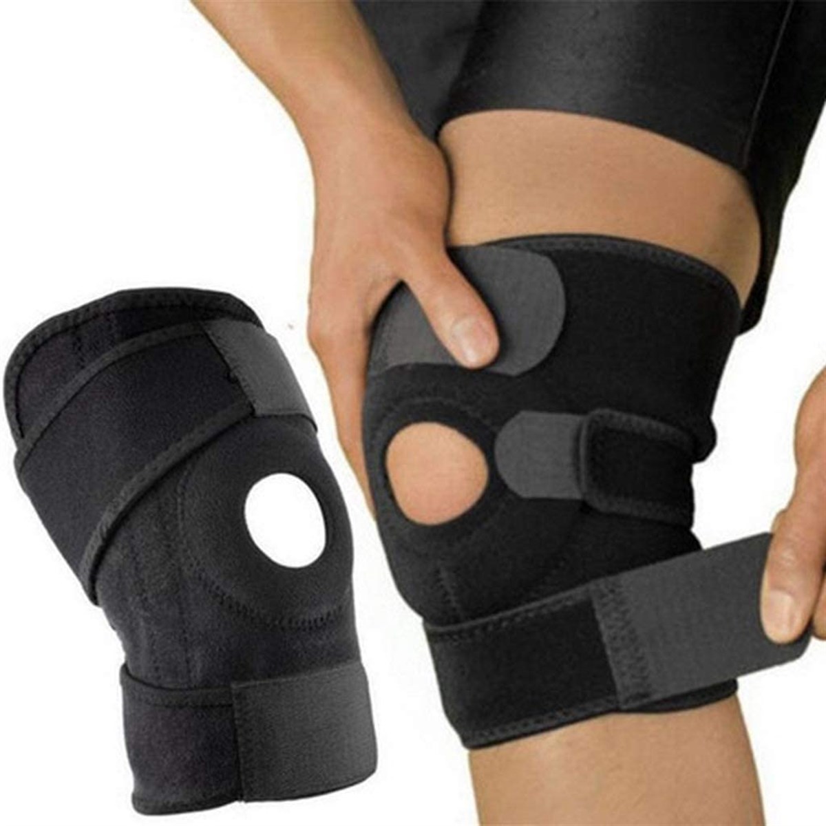 NB-6725Tryon Dizlik Ortası Açık Açık Neopren Cırtlı Kısa