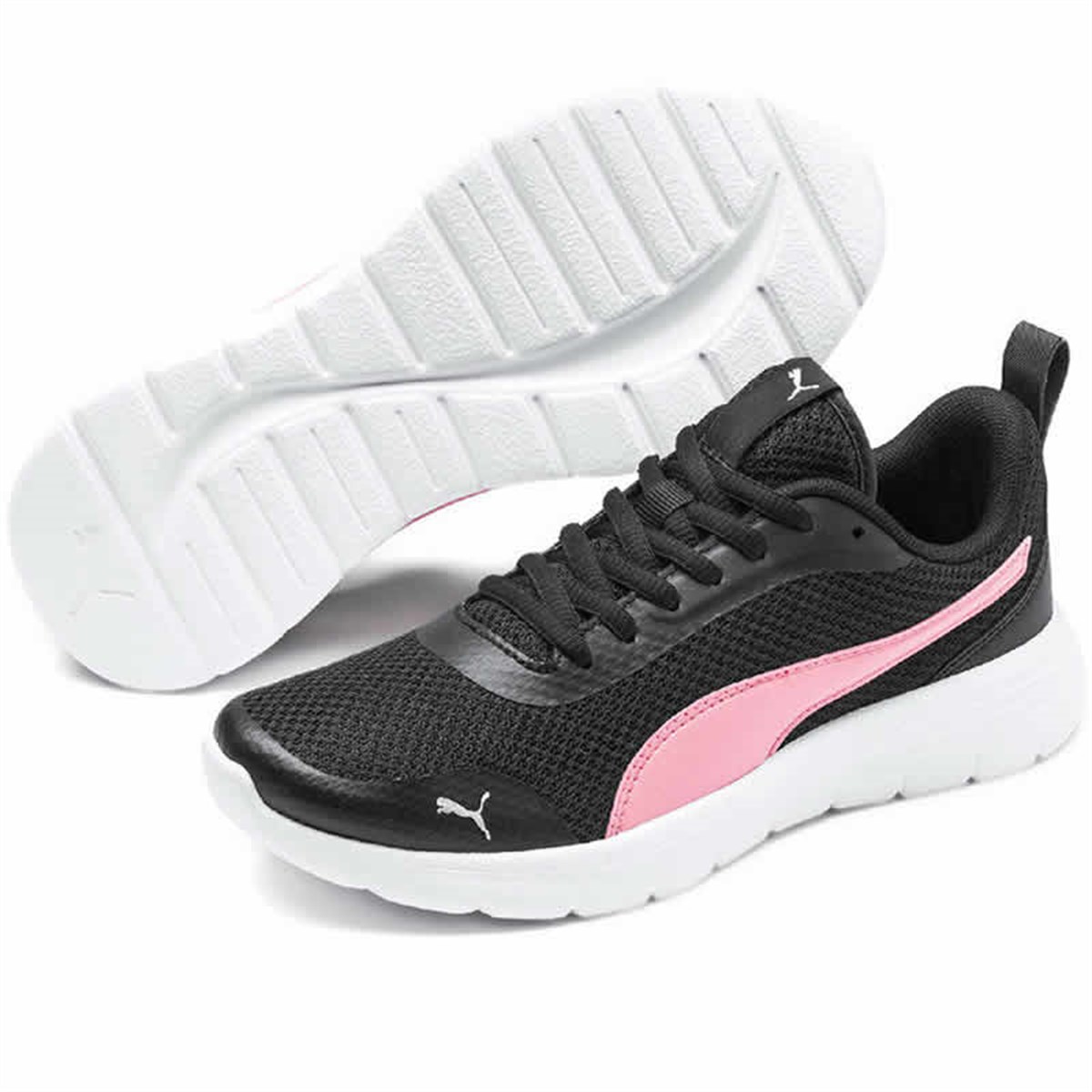 37208004NEBIMV3NEBIMV3|37208004|PuPeonyFlex Renew Jr-3 Siyah Kadın Koşu Ayakkabısı 37208004-Puma Black-Peony