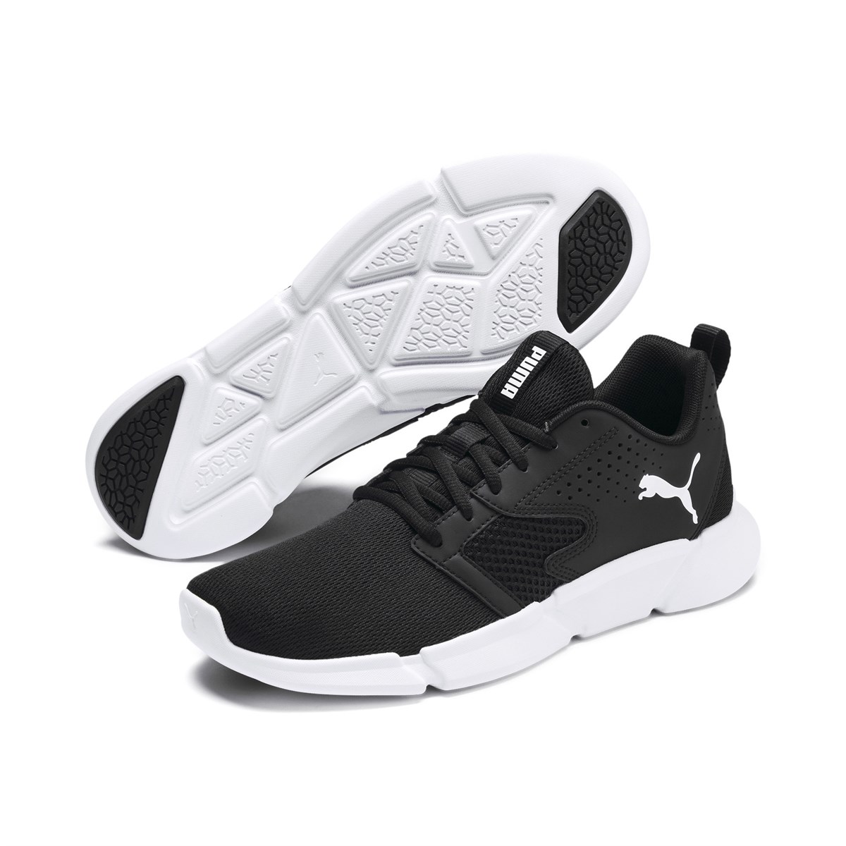 19280501NEBIMV3NEBIMV3|19280501|PuWhitePUMA INTERFLEX Modern ERKEK GÜNLÜK AYAKKABI 19280501-Puma Black-Puma White
