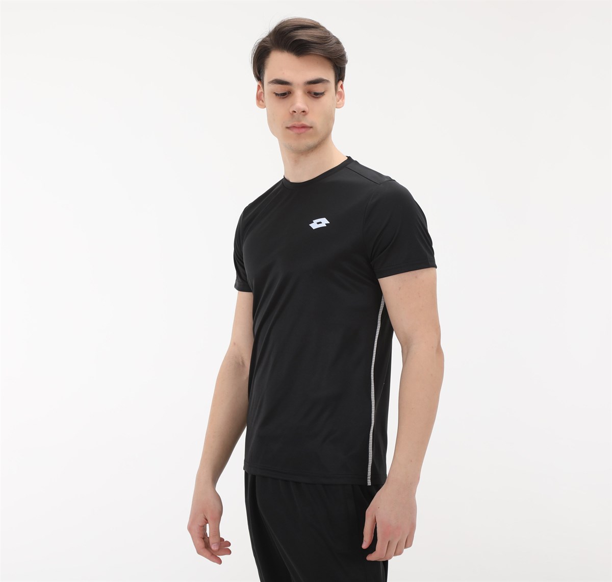 R8464Lotto Mark Tee Pl Erkek Tişört - R8464