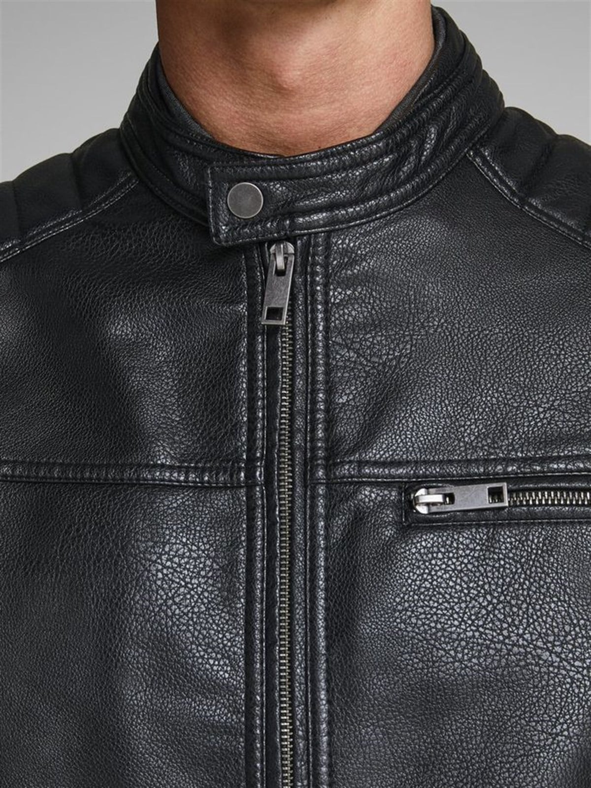 12147218NEBIMV3NEBIMV3|12147218|BlackJACK & JONES JCOROCKY JACKET NOOS ERKEK MONT-Black