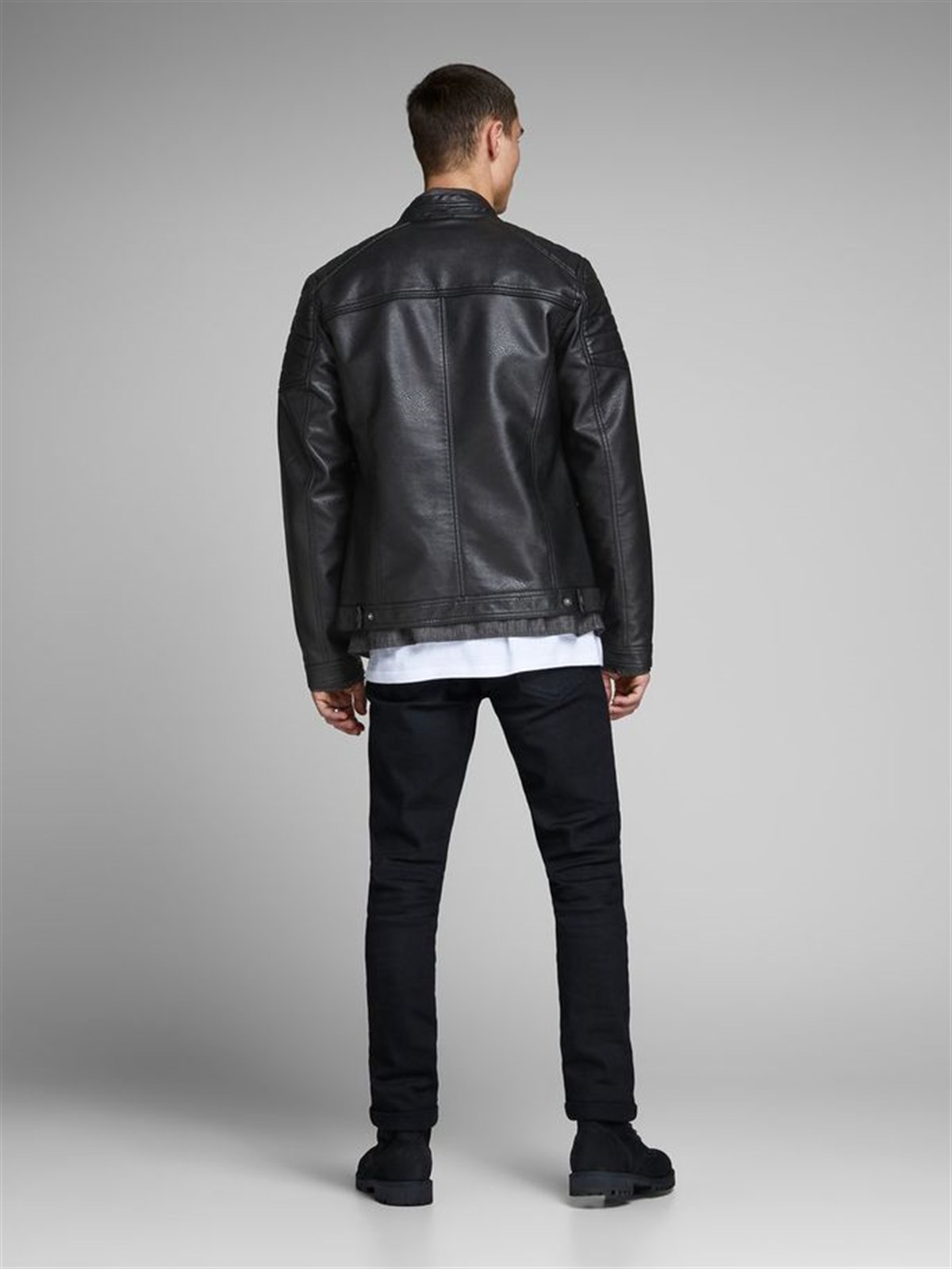 12147218NEBIMV3NEBIMV3|12147218|BlackJACK & JONES JCOROCKY JACKET NOOS ERKEK MONT-Black