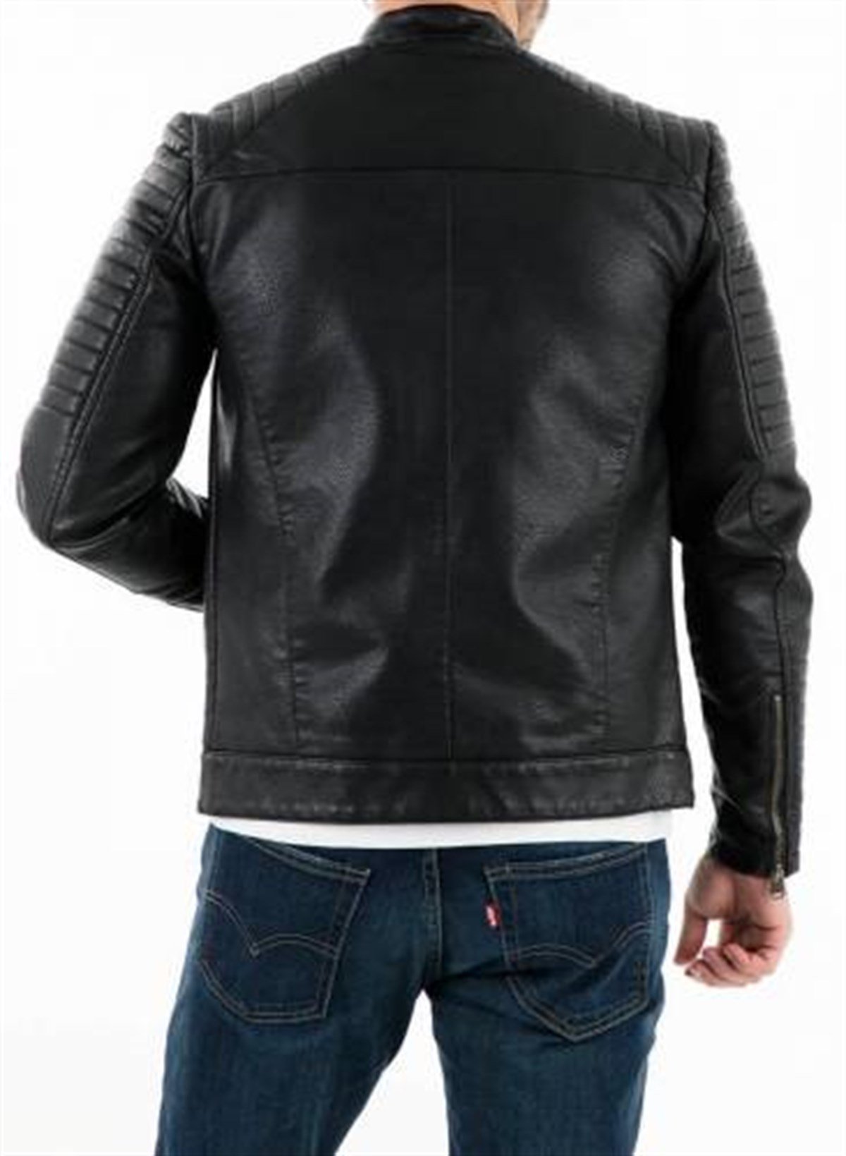 12144397NEBIMV3NEBIMV3|12144397|BlackJACK & JONES JCOWASHED CAP JACKET ERKEK MONT-Black